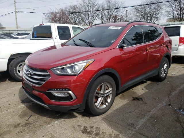 hyundai santa fe s 2018 5xyzu3lb2jg503745