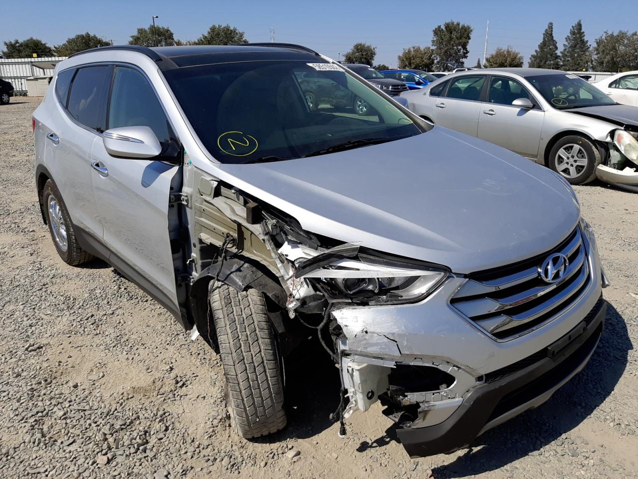 hyundai santa fe 2014 5xyzu3lb3eg213777