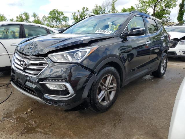 hyundai santa fe s 2018 5xyzu3lb4jg570802