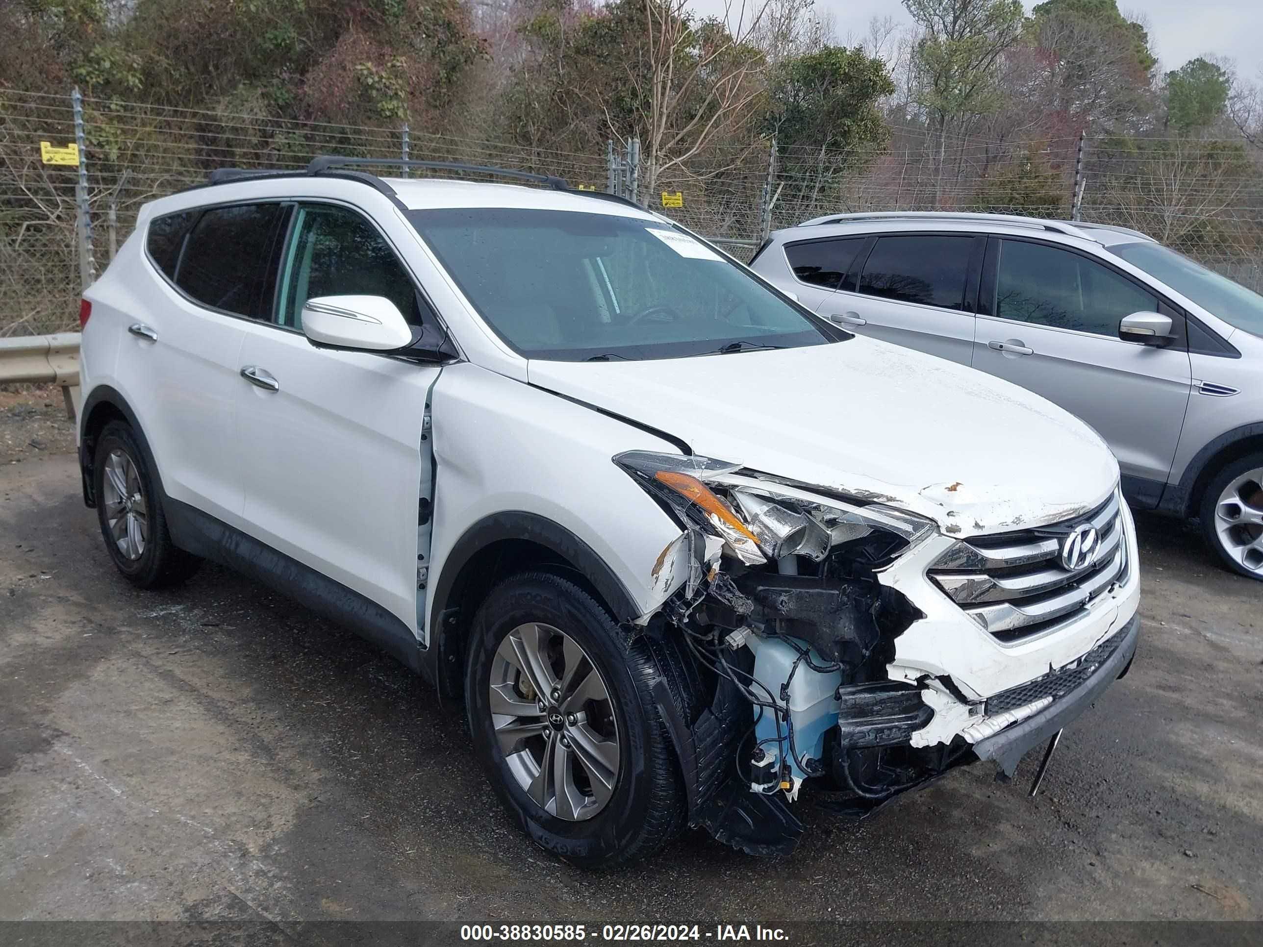 hyundai santa fe 2016 5xyzu3lb6gg313309