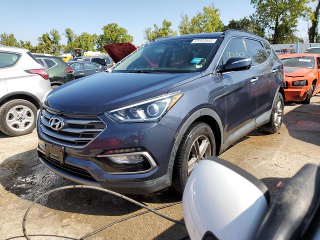 hyundai santa fe 2018 5xyzu3lb7jg528642