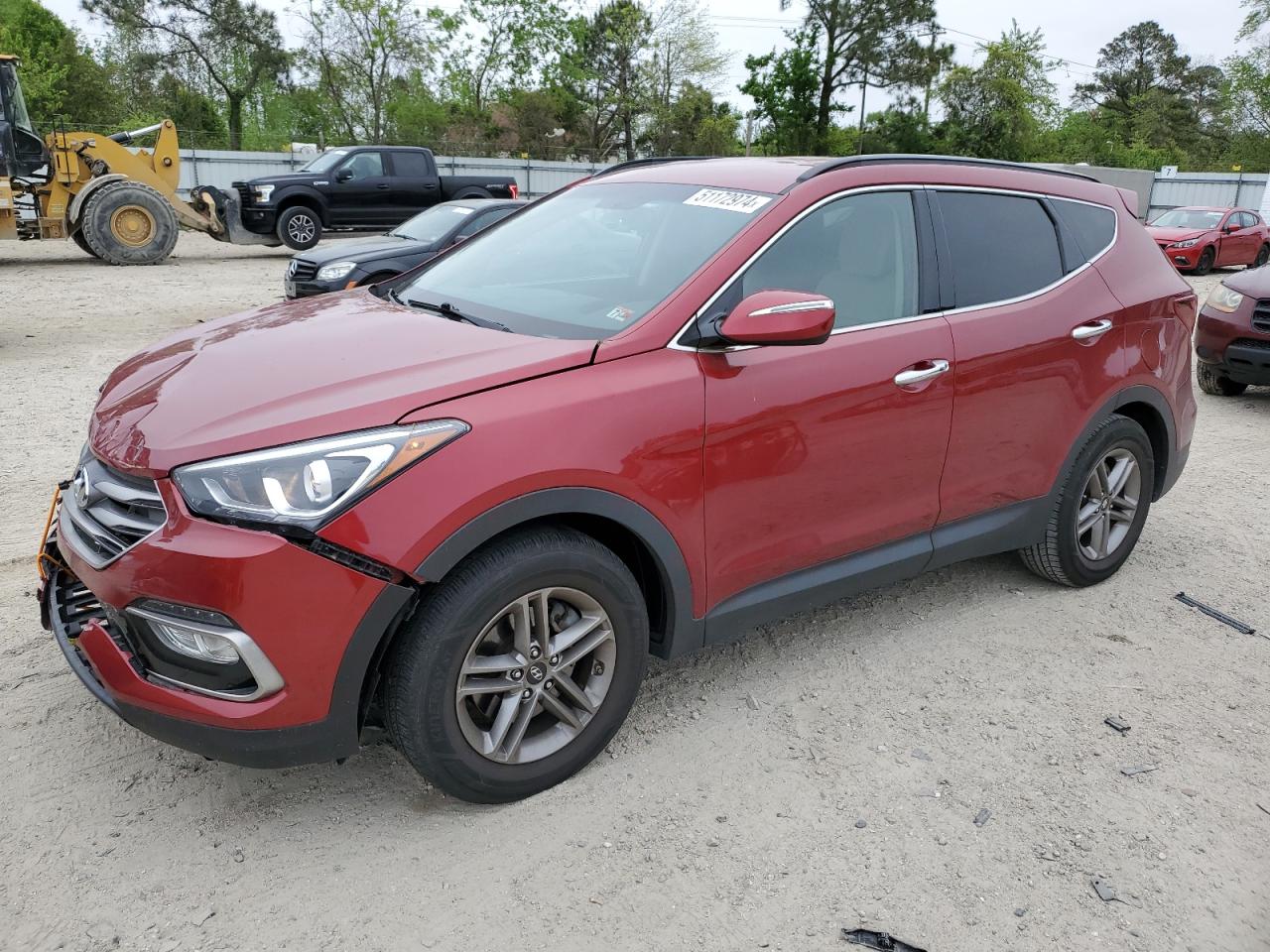 hyundai santa fe 2017 5xyzu3lb8hg383881