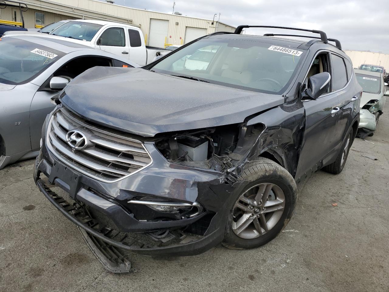 hyundai santa fe 2017 5xyzu3lb8hg496889