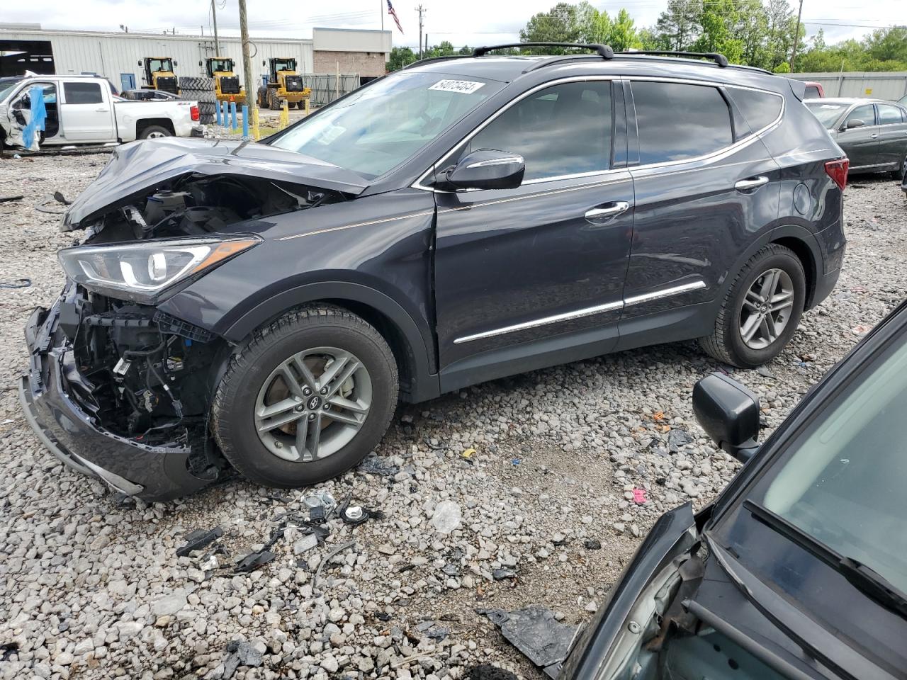 hyundai santa fe 2018 5xyzu3lb9jg550058