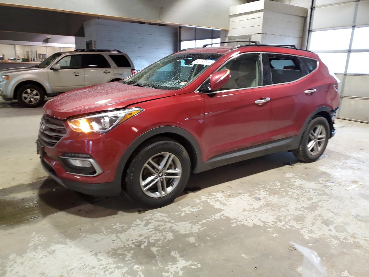 hyundai santa fe 2017 5xyzu3lbxhg487384