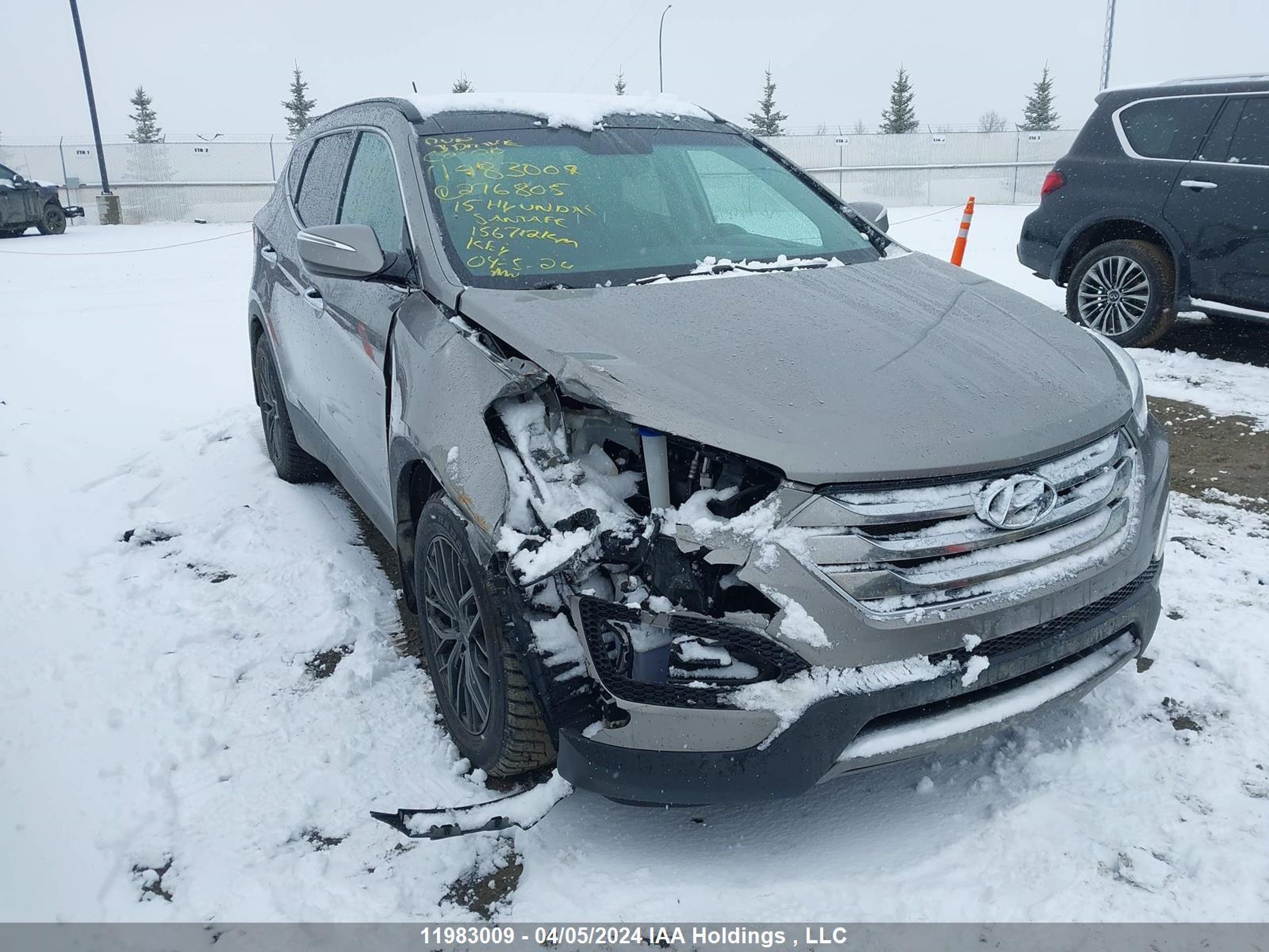 hyundai santa fe 2015 5xyzudla2fg276805