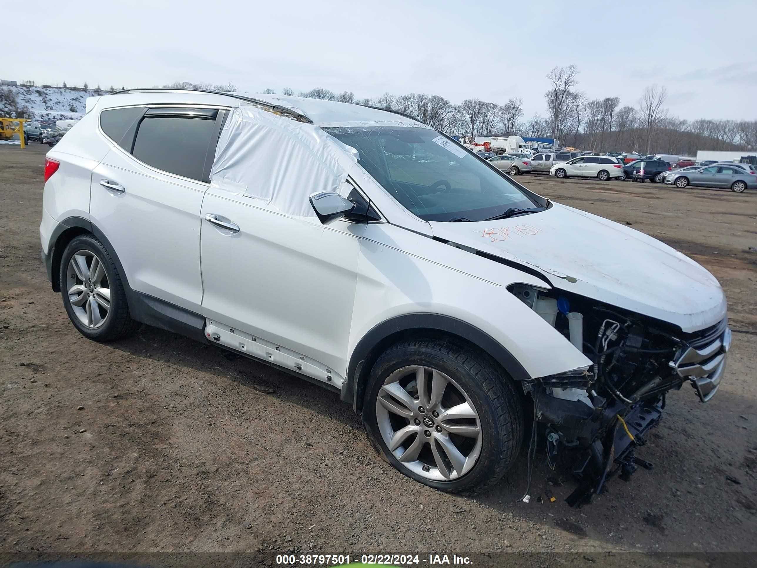 hyundai santa fe 2014 5xyzudla6eg218744