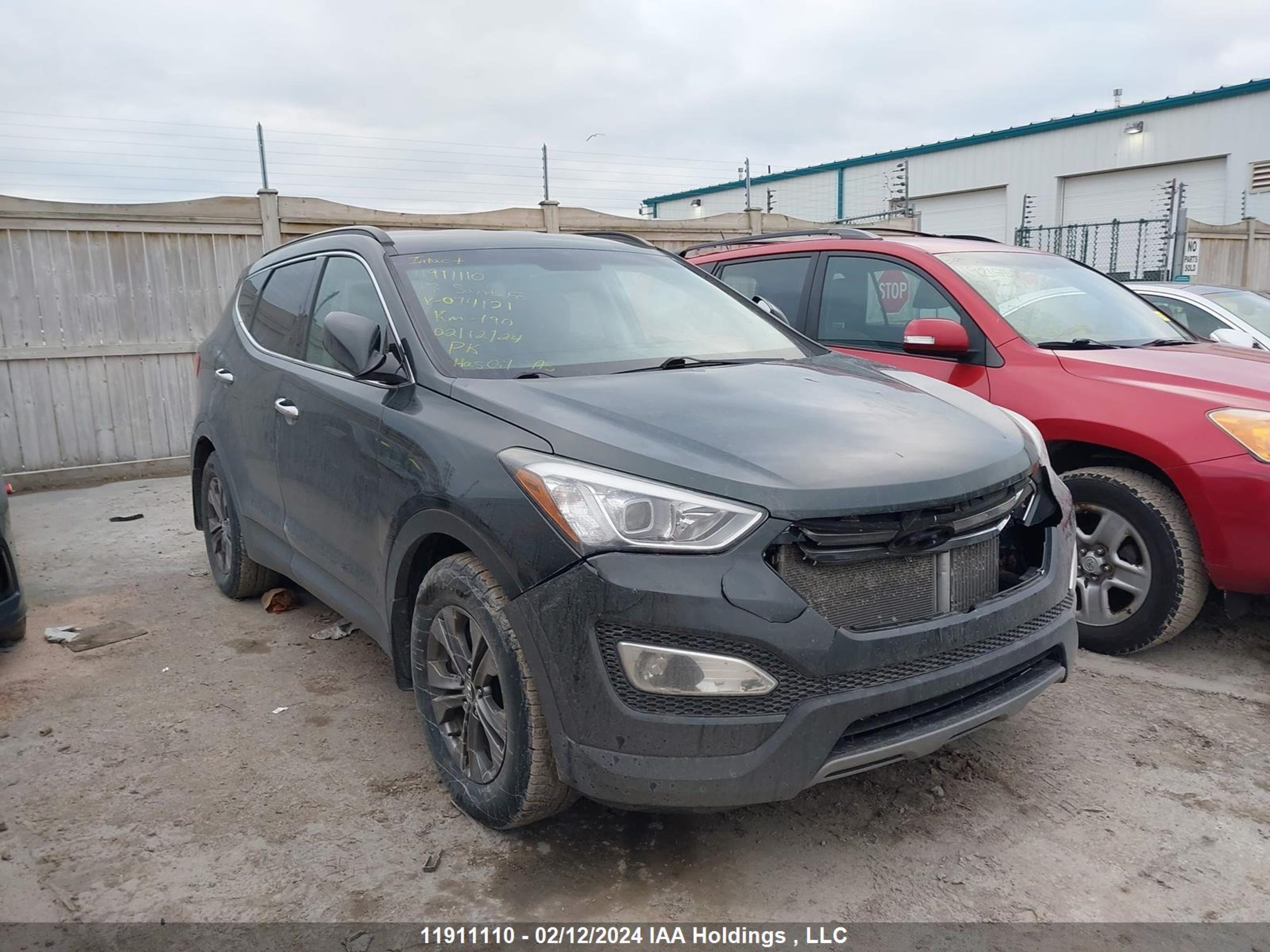 hyundai santa fe 2013 5xyzudla7dg074121