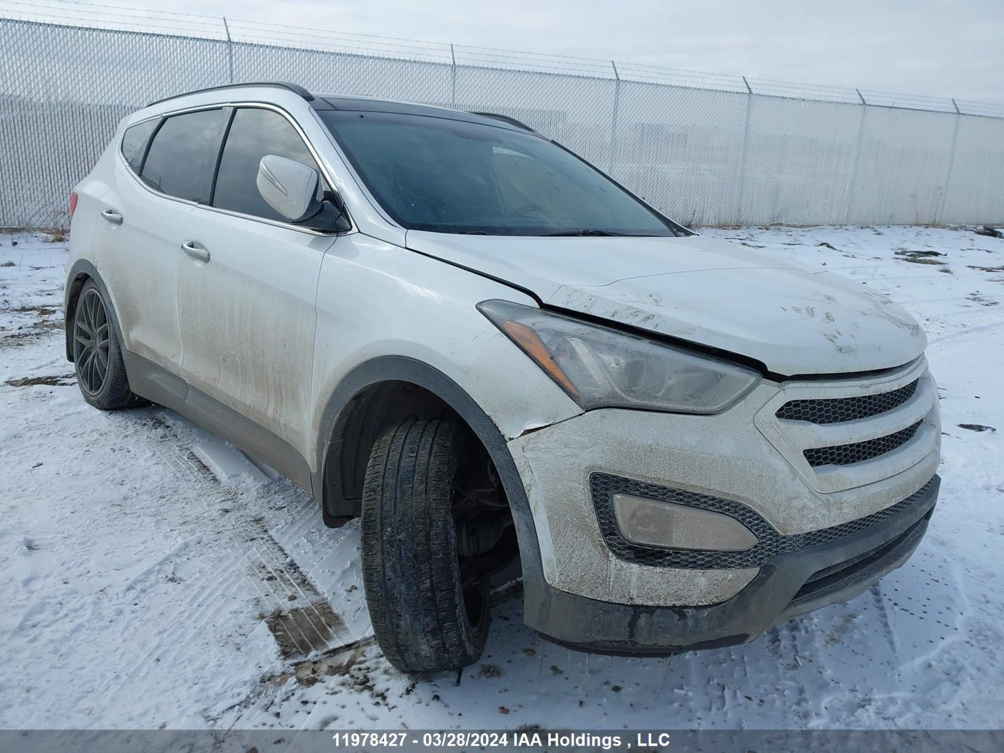 hyundai santa fe 2014 5xyzudla8eg148566