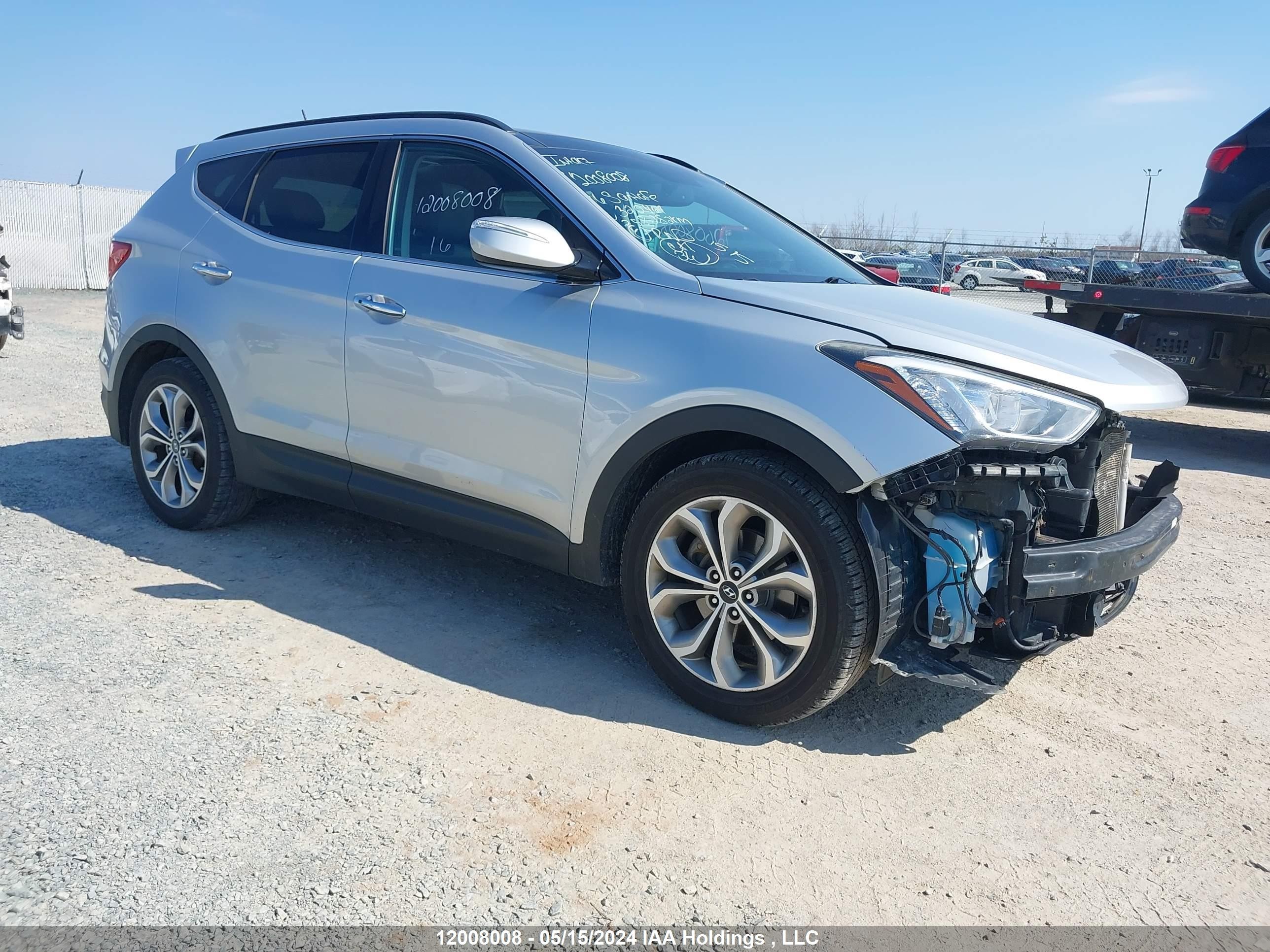 hyundai santa fe 2016 5xyzudla8gg320467