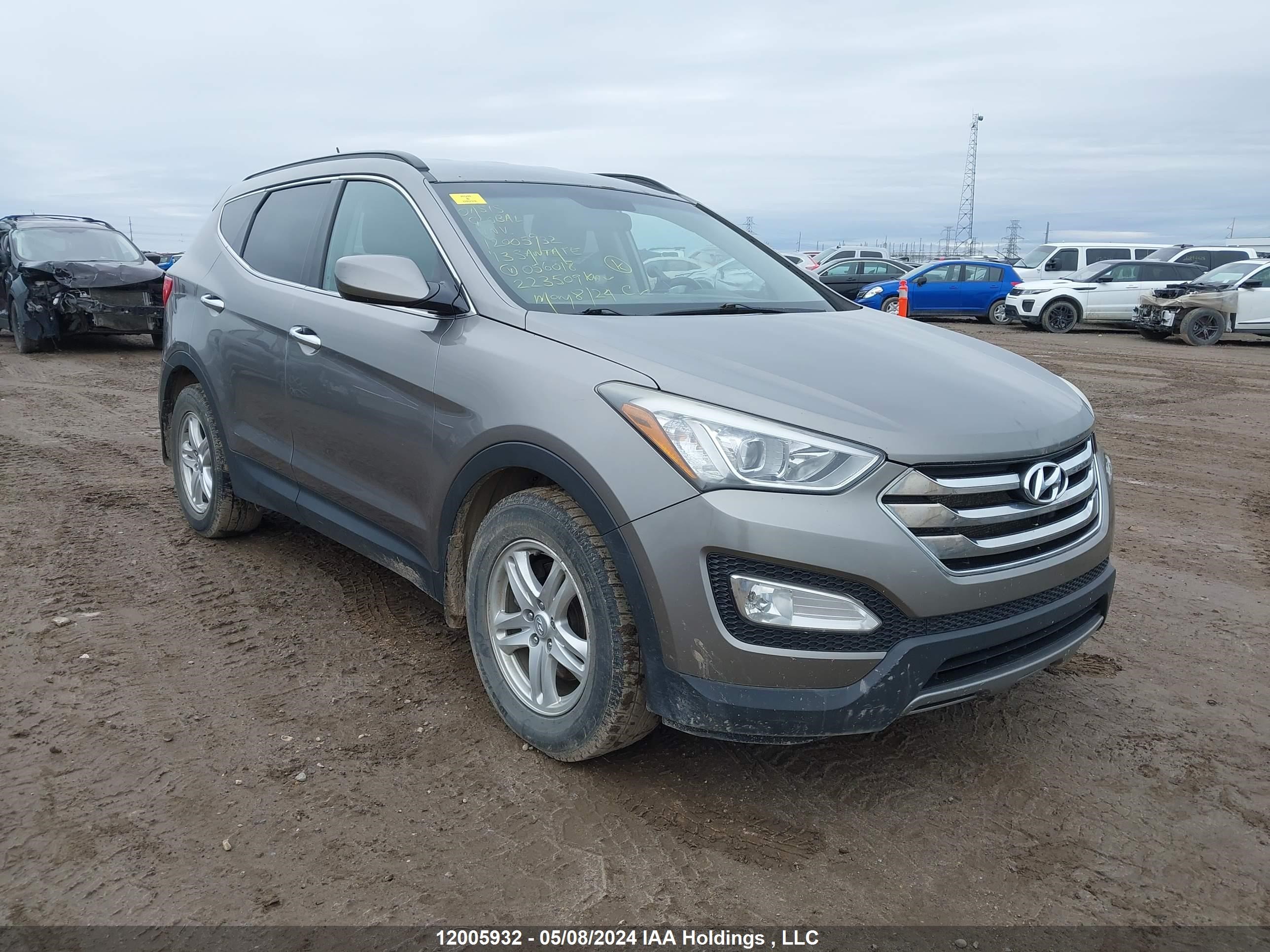 hyundai santa fe 2013 5xyzudlb0dg056018