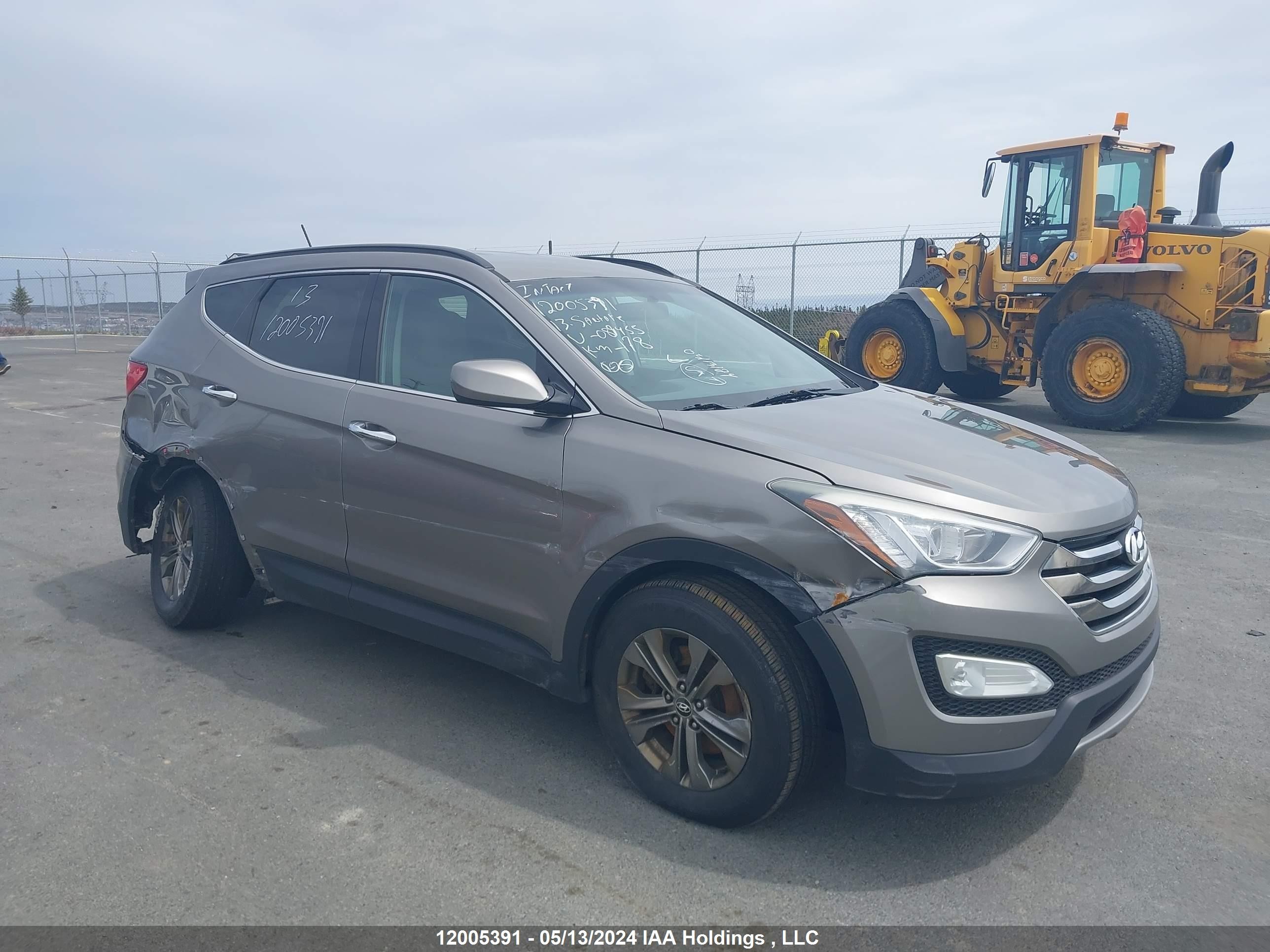 hyundai santa fe 2013 5xyzudlb0dg089455