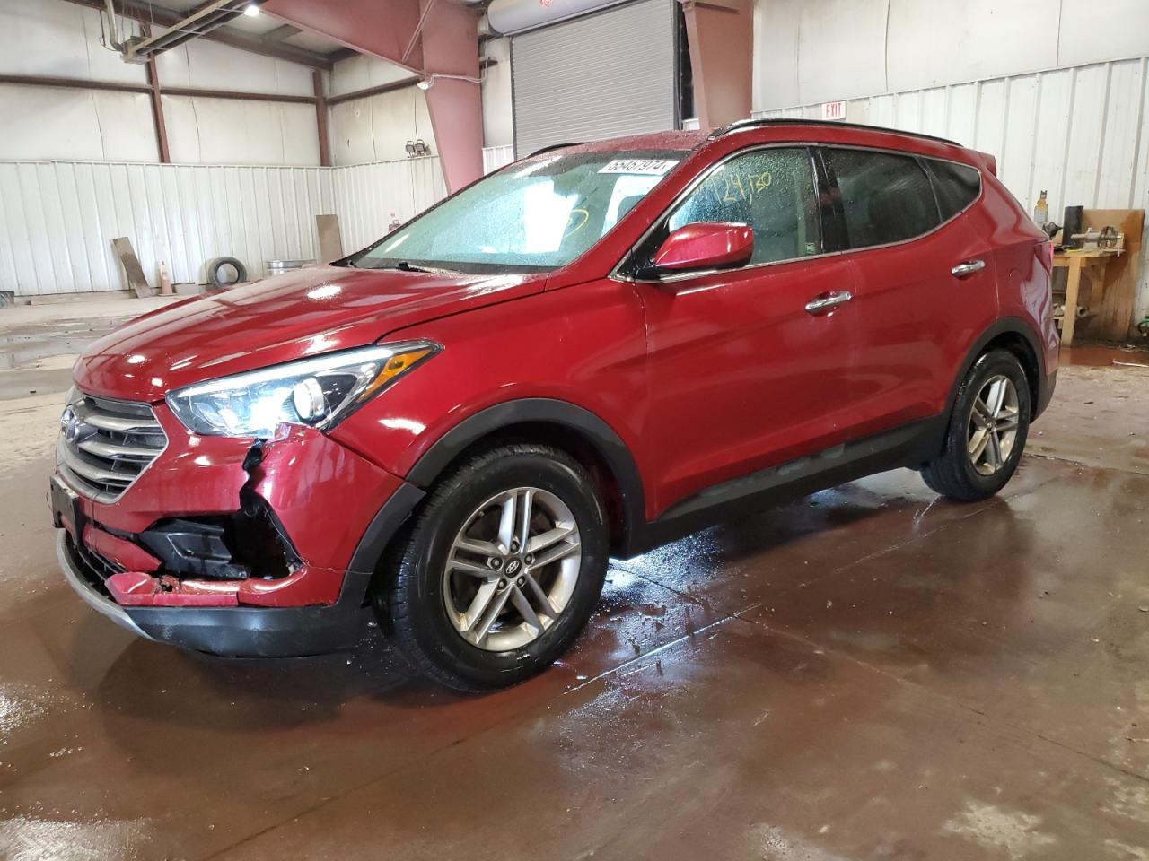 hyundai santa fe 2017 5xyzudlb1hg495136