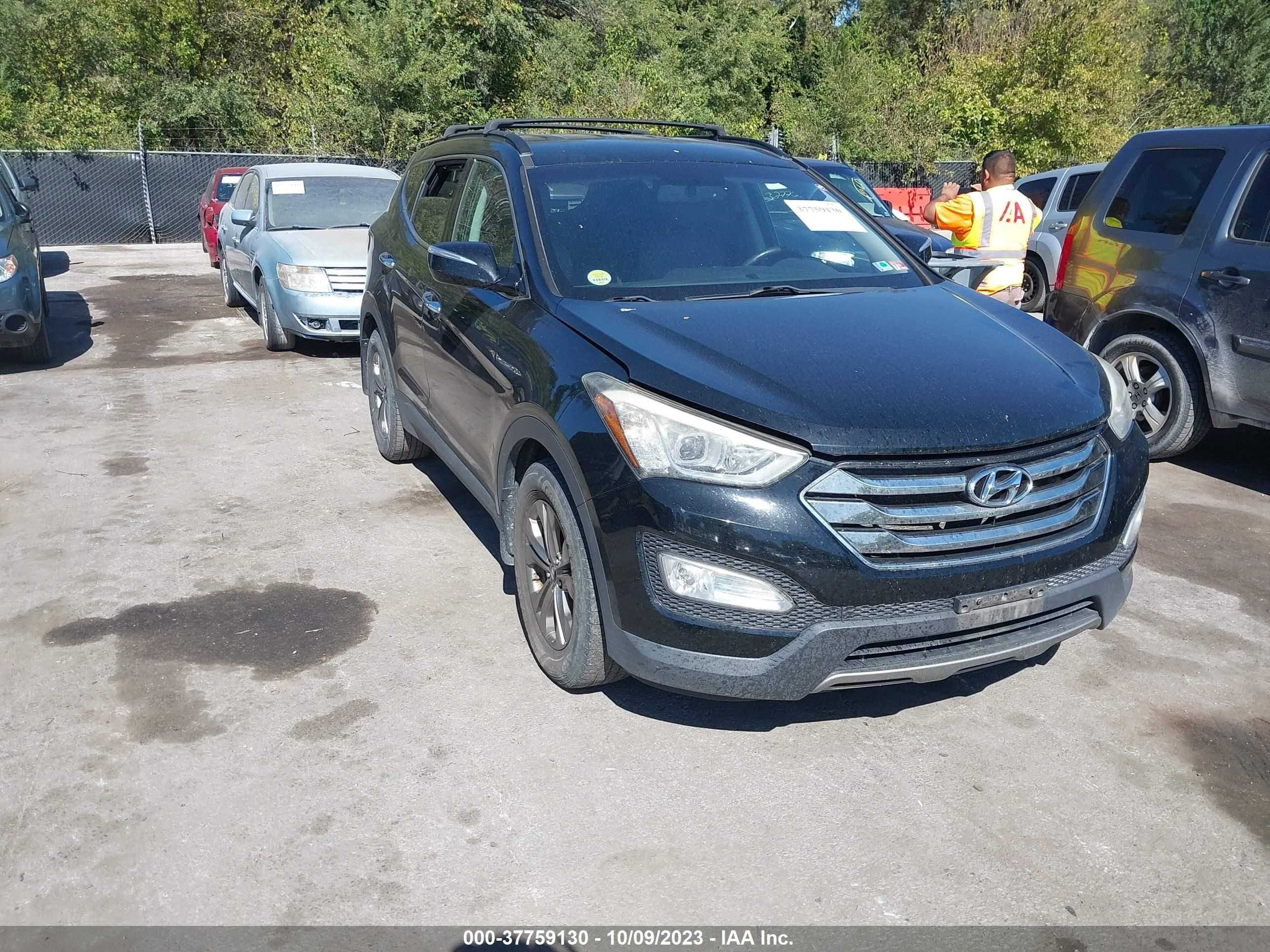 hyundai santa fe 2014 5xyzudlb4eg162473