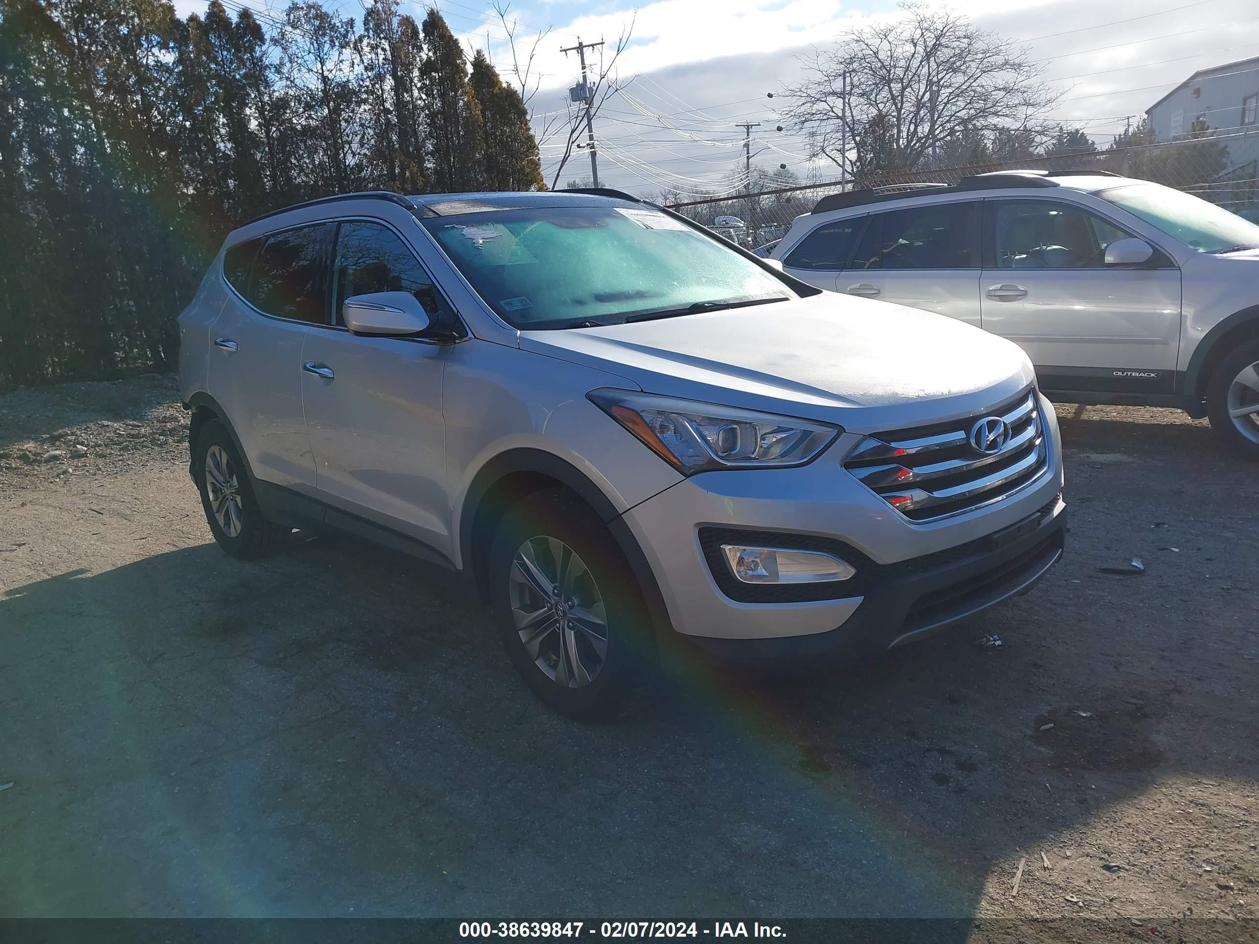 hyundai santa fe 2014 5xyzudlb4eg220761