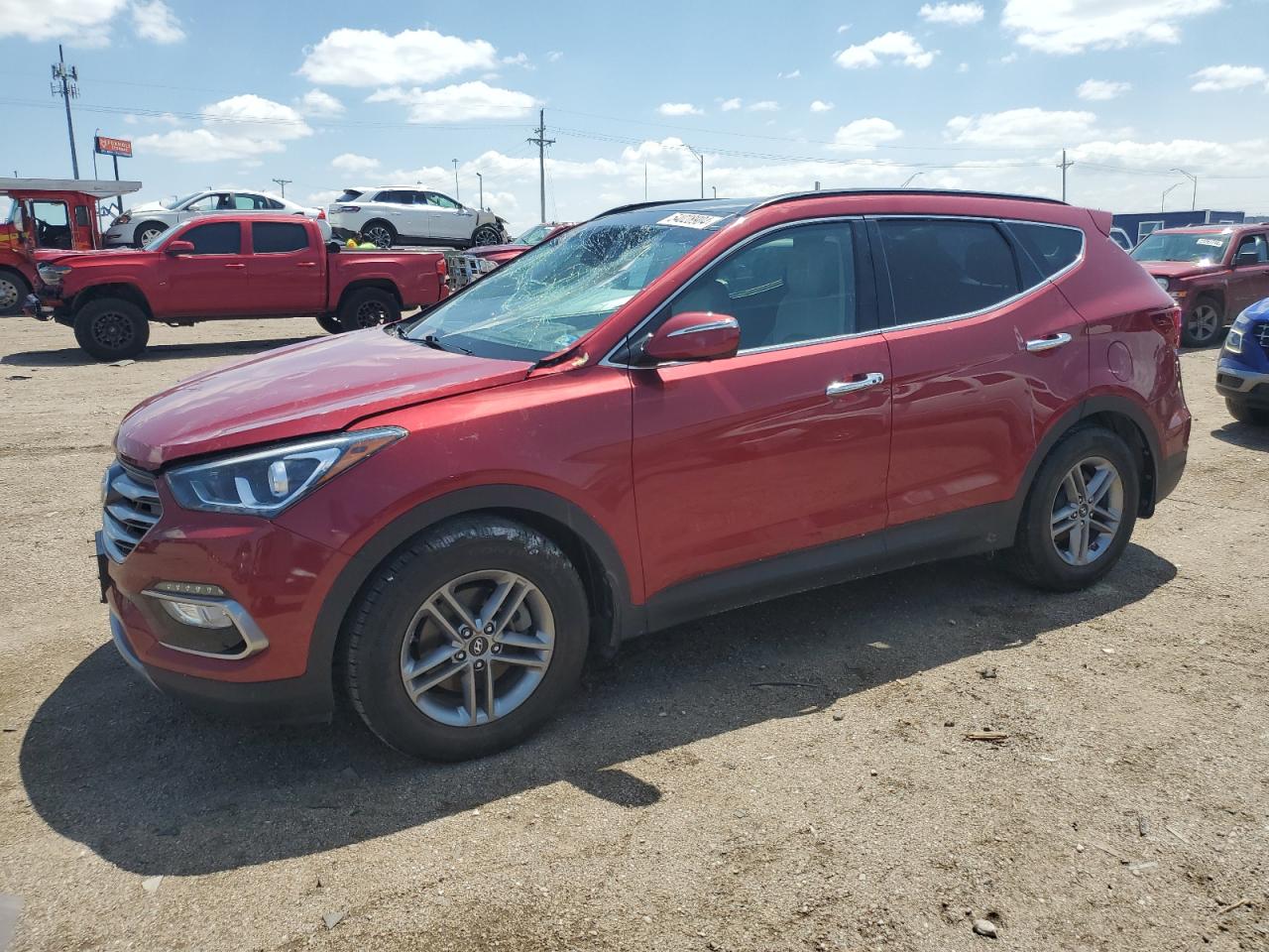 hyundai santa fe 2017 5xyzudlb7hg431117