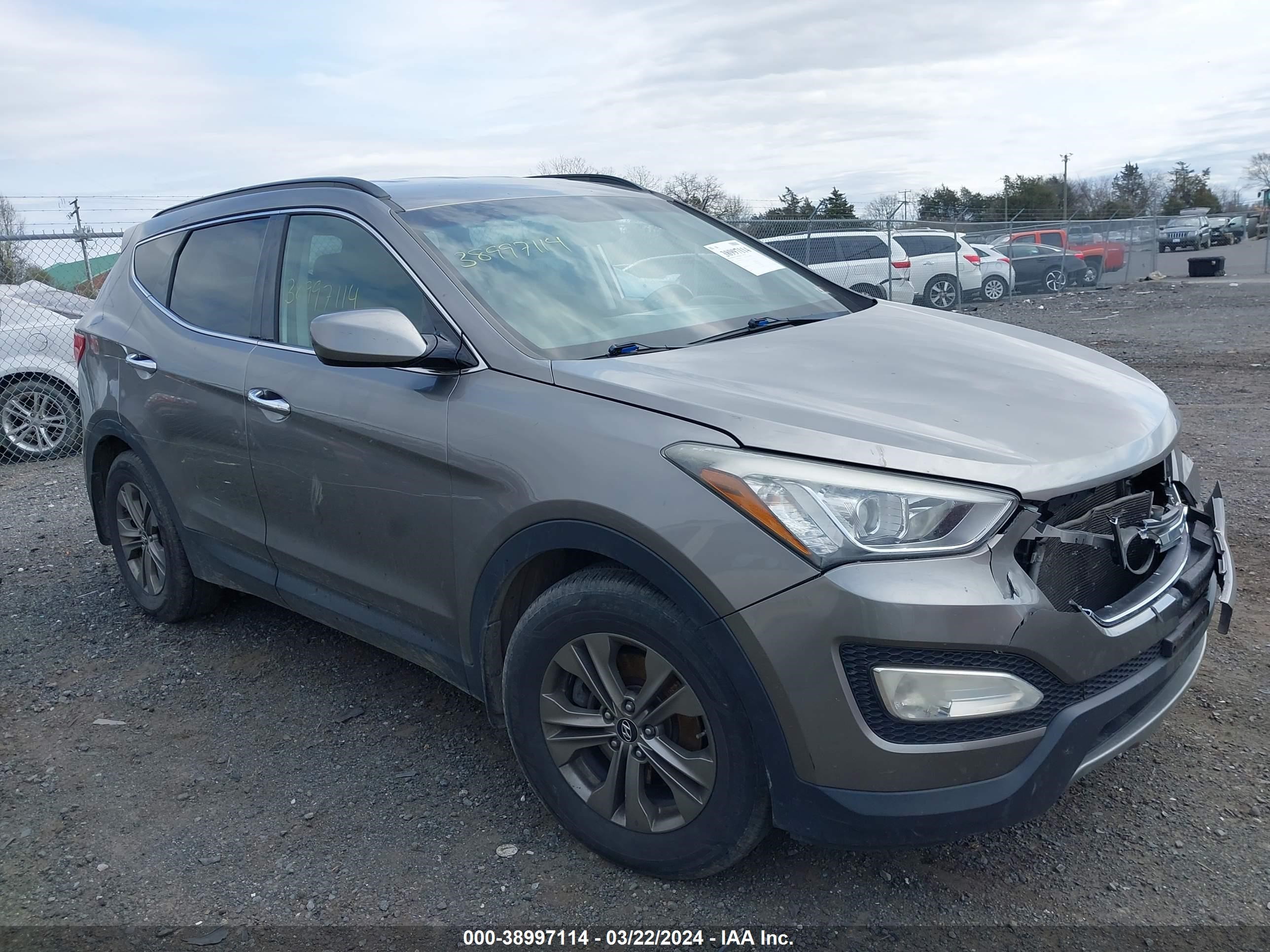 hyundai santa fe 2014 5xyzudlb8eg161729