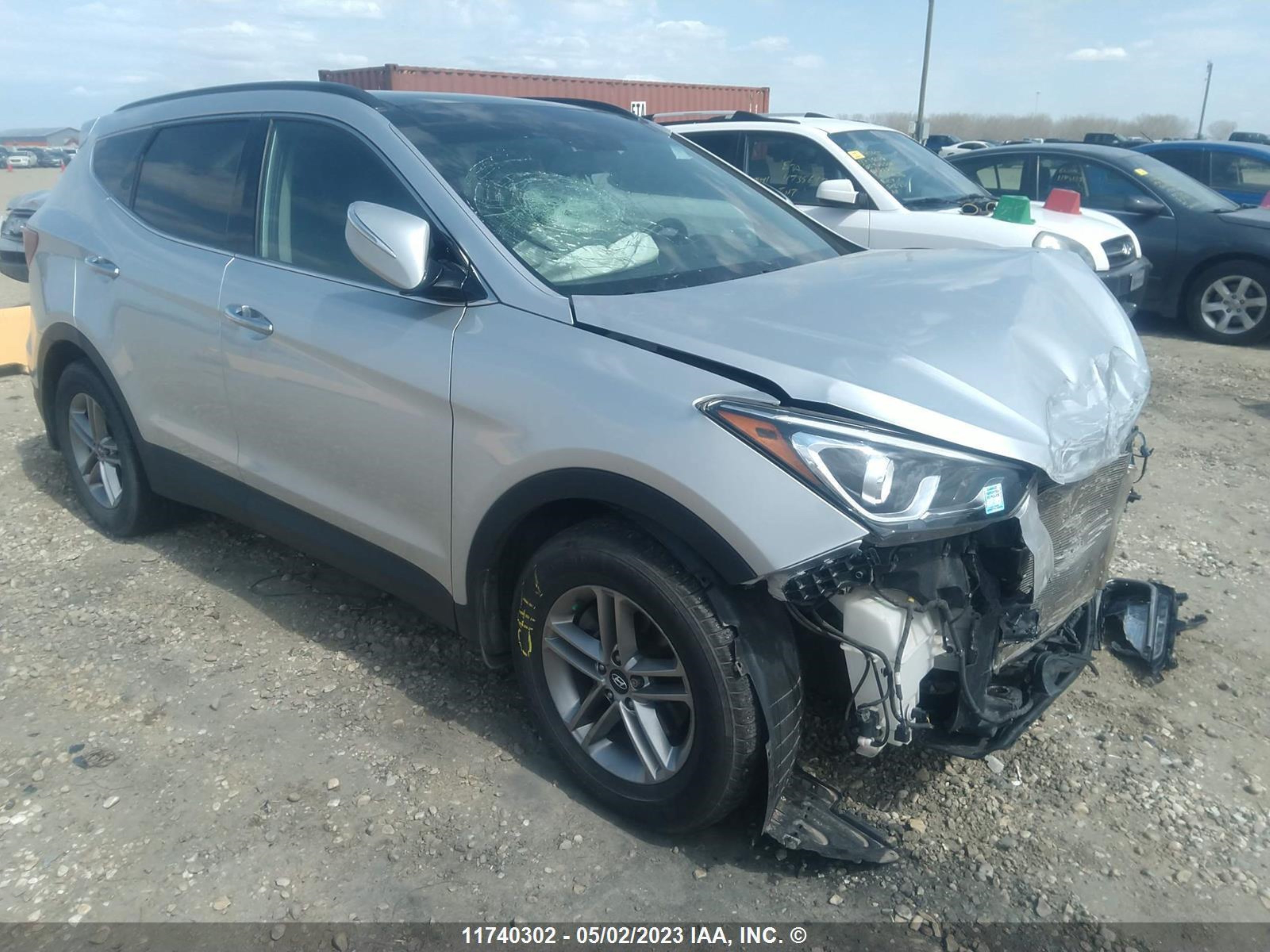 hyundai santa fe 2018 5xyzudlb8jg517865