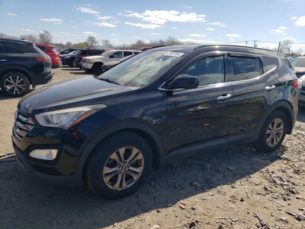 hyundai santa fe 2014 5xyzudlbxeg158122