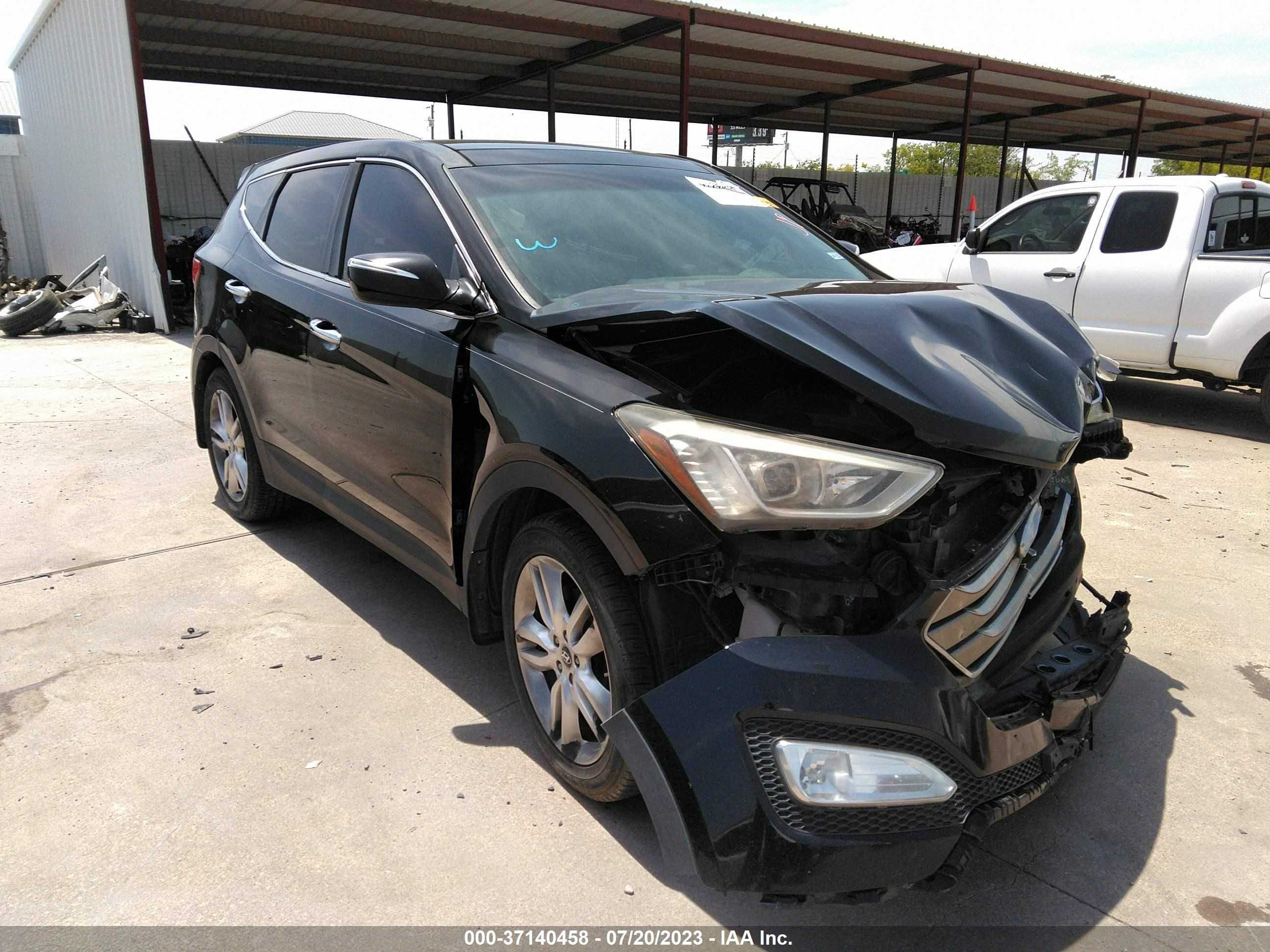 hyundai santa fe 2013 5xyzw3la6dg067844