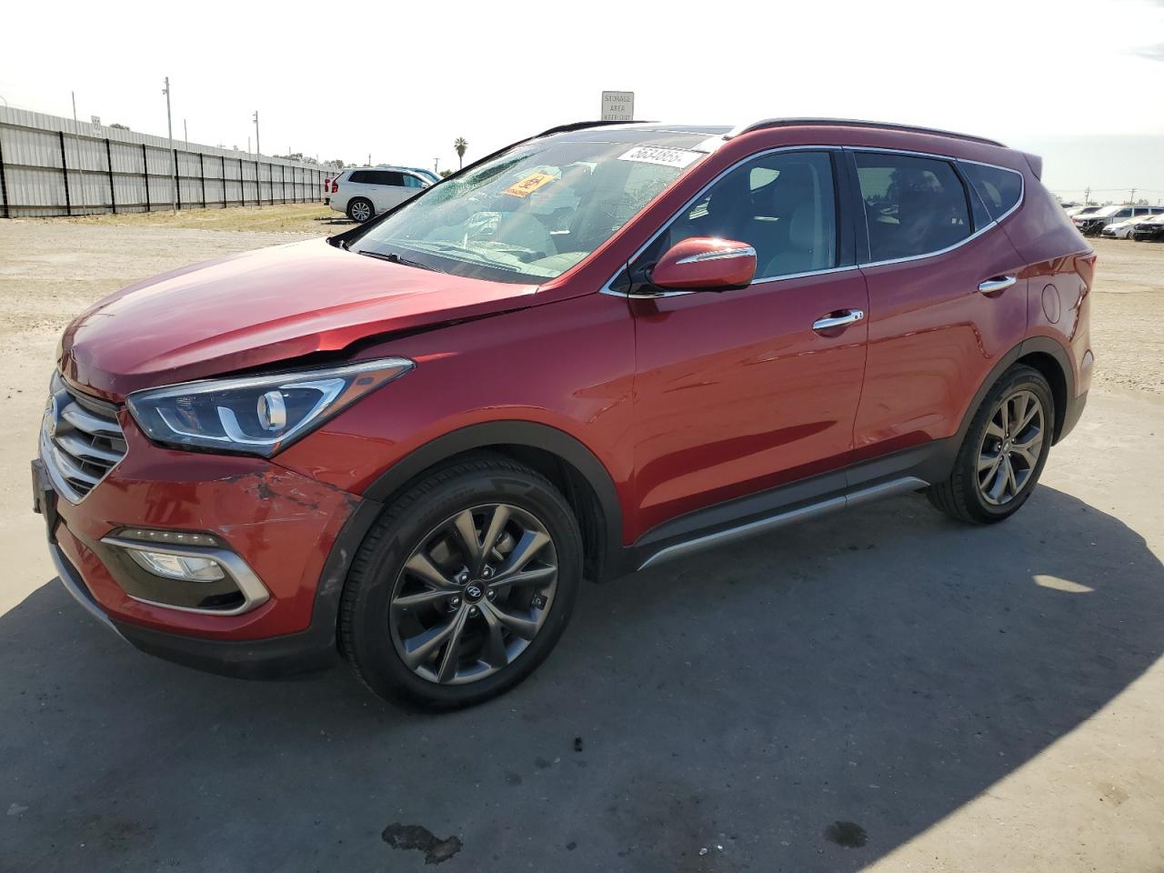 hyundai santa fe 2017 5xyzw4la1hg493694