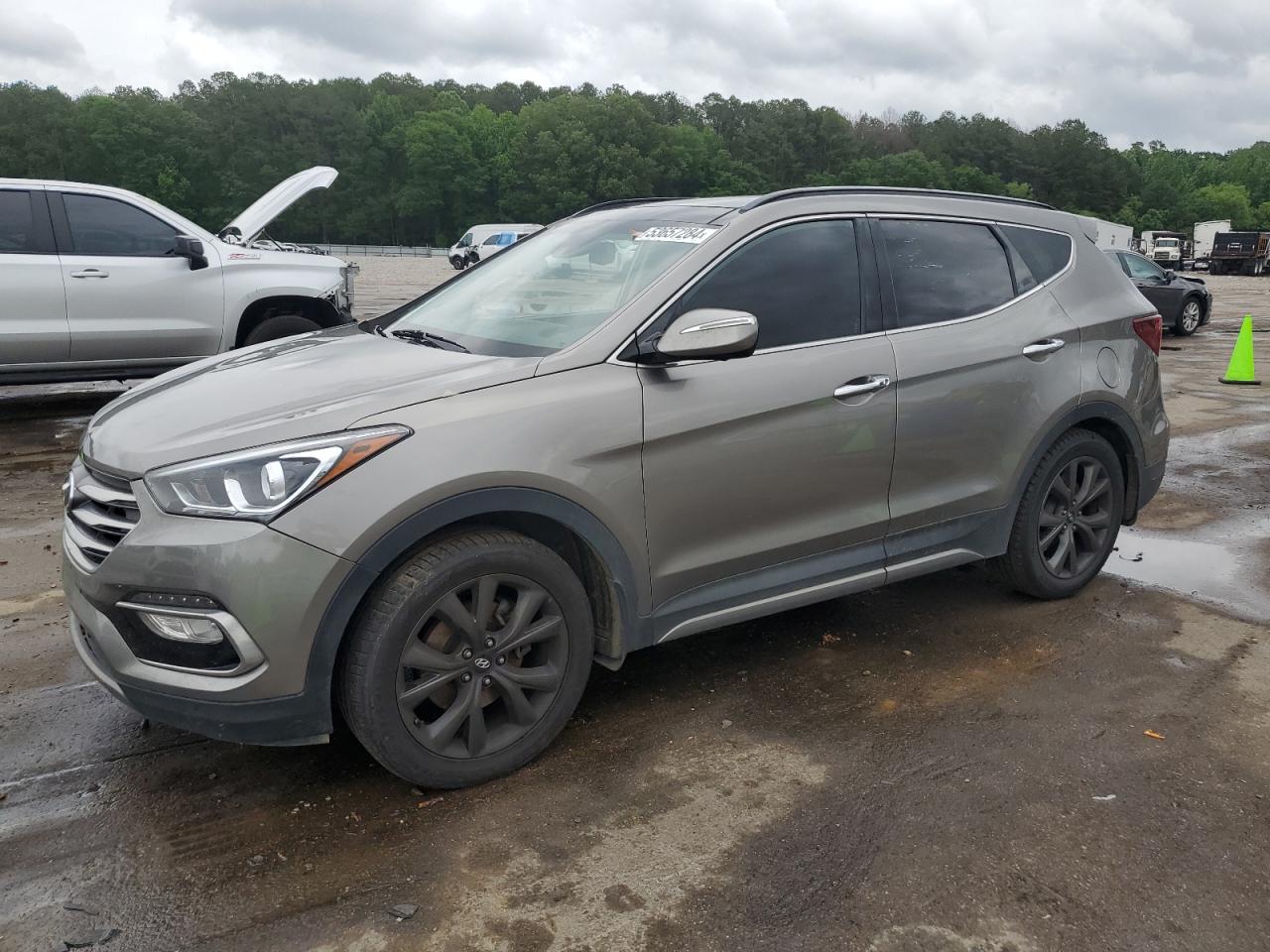 hyundai santa fe 2017 5xyzw4la2hg417420