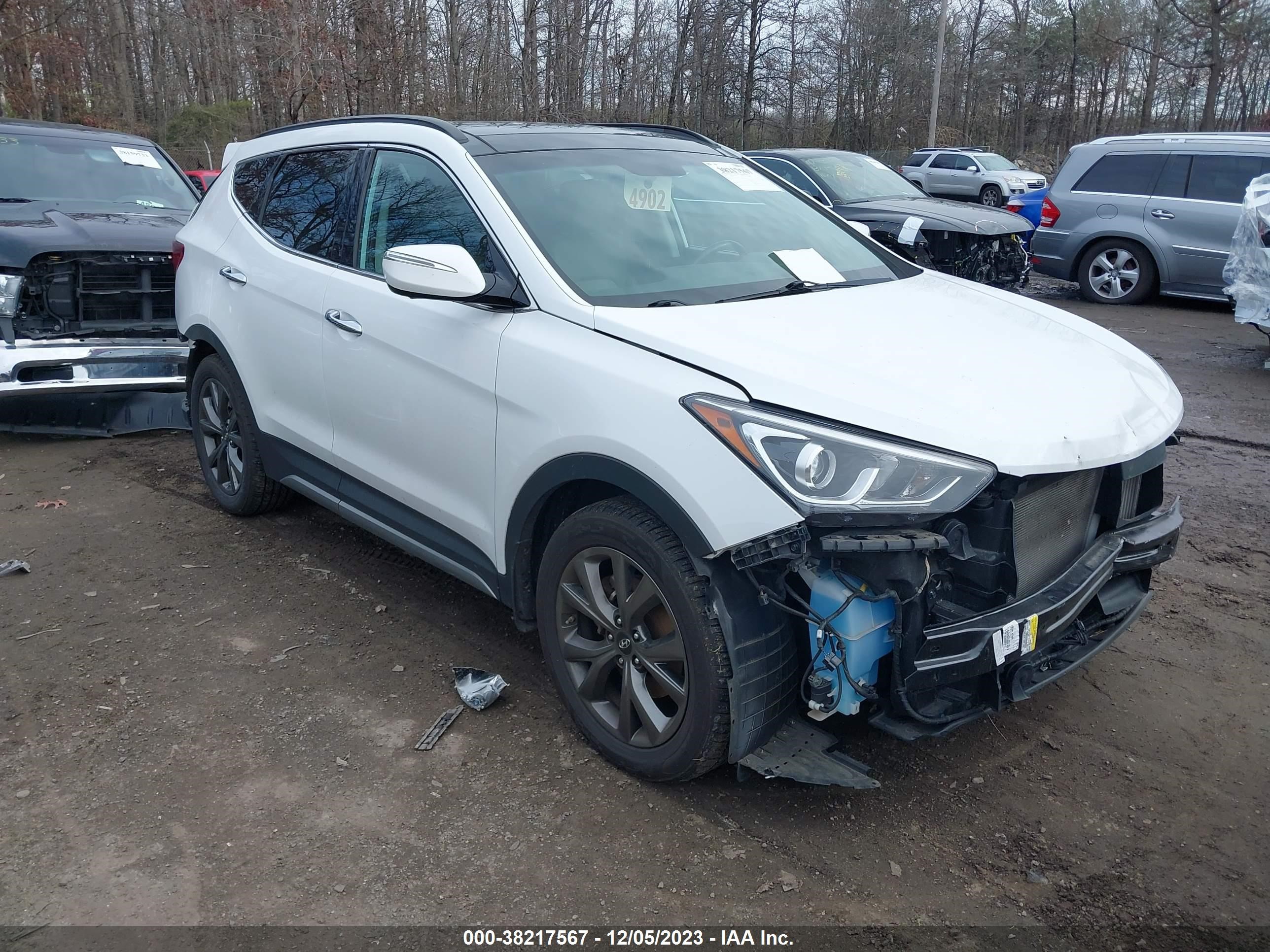 hyundai santa fe 2018 5xyzw4la3jg513613