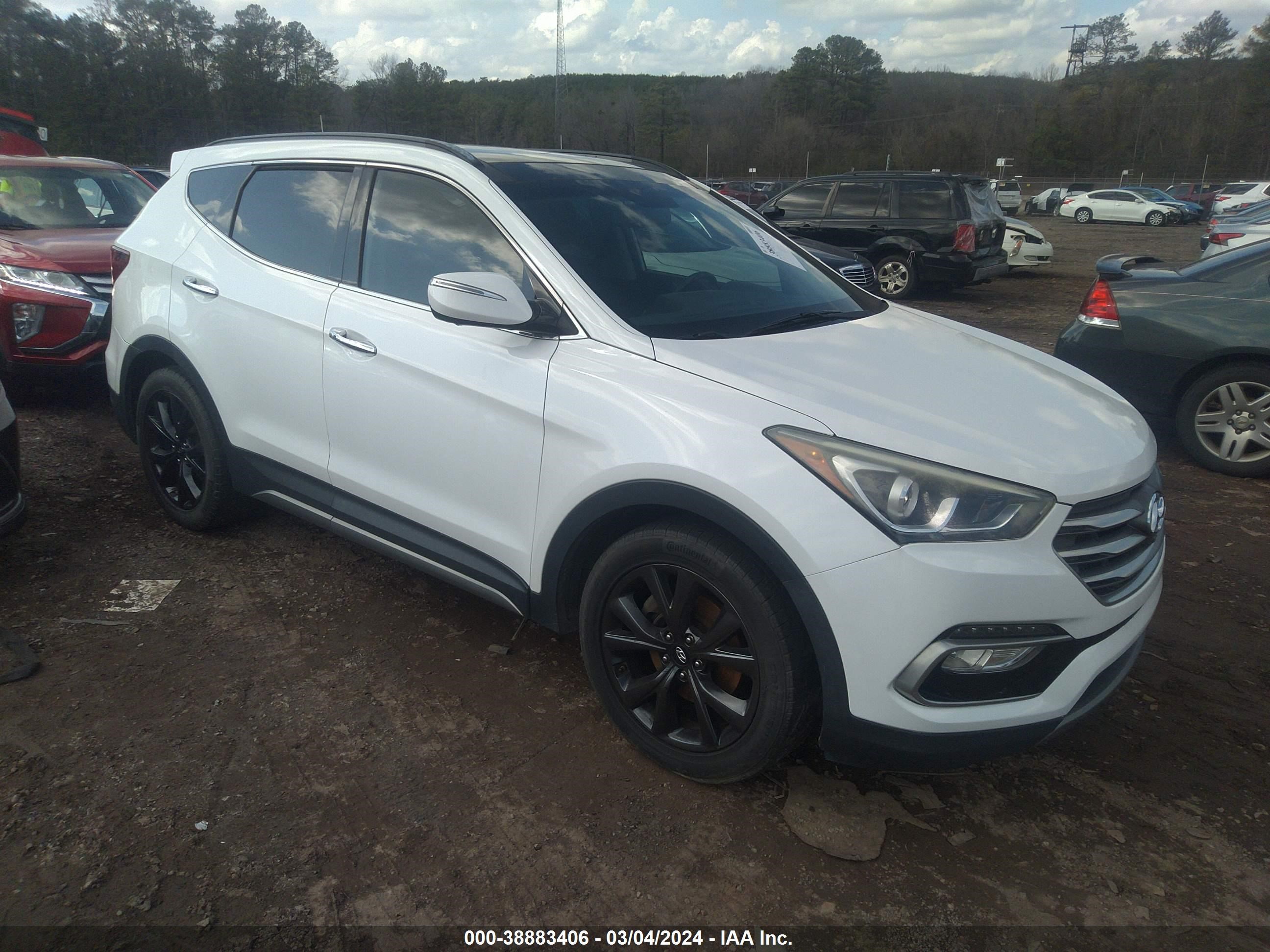 hyundai santa fe 2017 5xyzw4la4hg407780