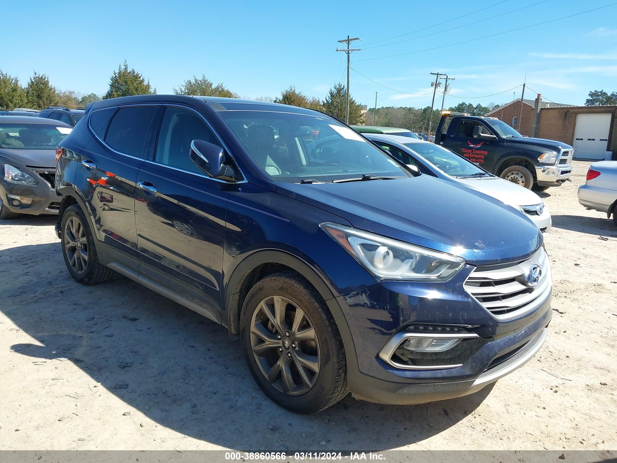 hyundai santa fe 2017 5xyzw4la4hg447633