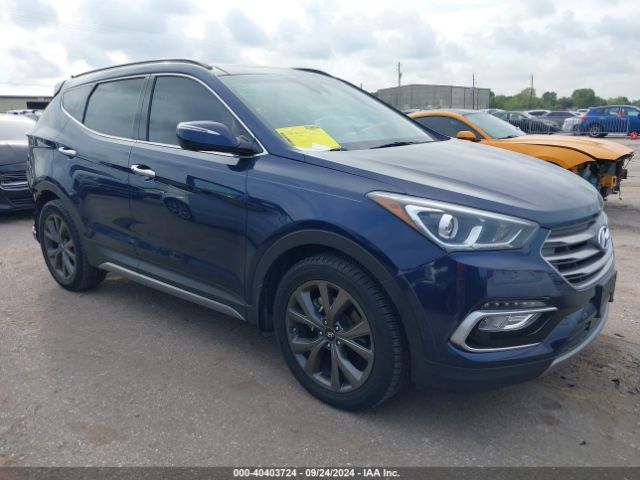 hyundai santa fe sport 2018 5xyzw4la6jg537534