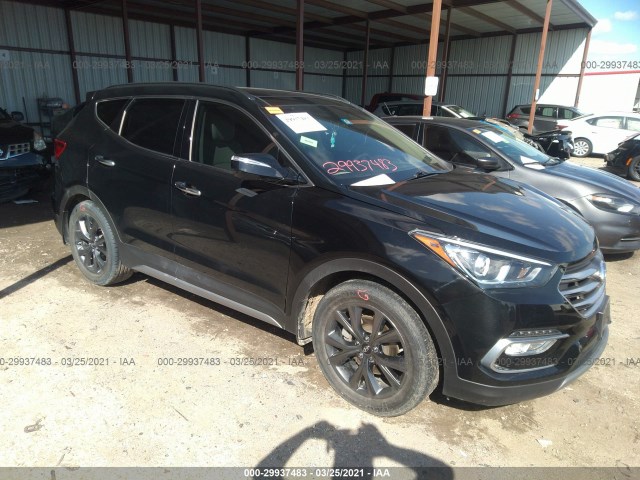 hyundai santa fe sport 2018 5xyzw4la7jg570591