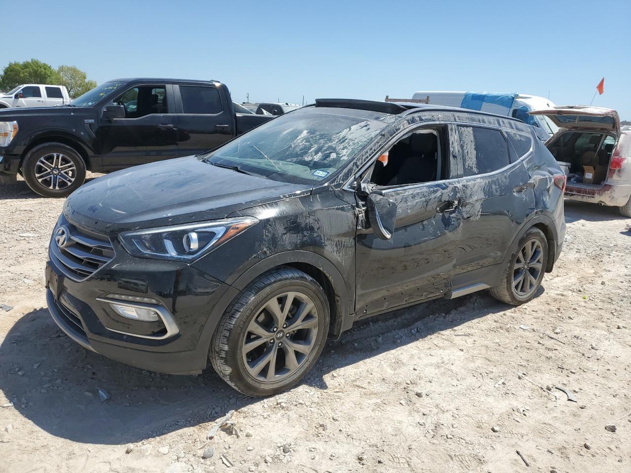 hyundai santa fe 2017 5xyzw4la9hg501962