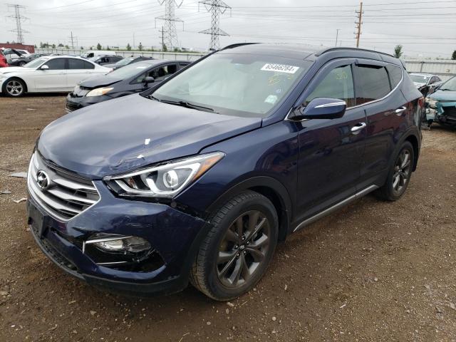 hyundai santa fe 2018 5xyzwdla2jg514364