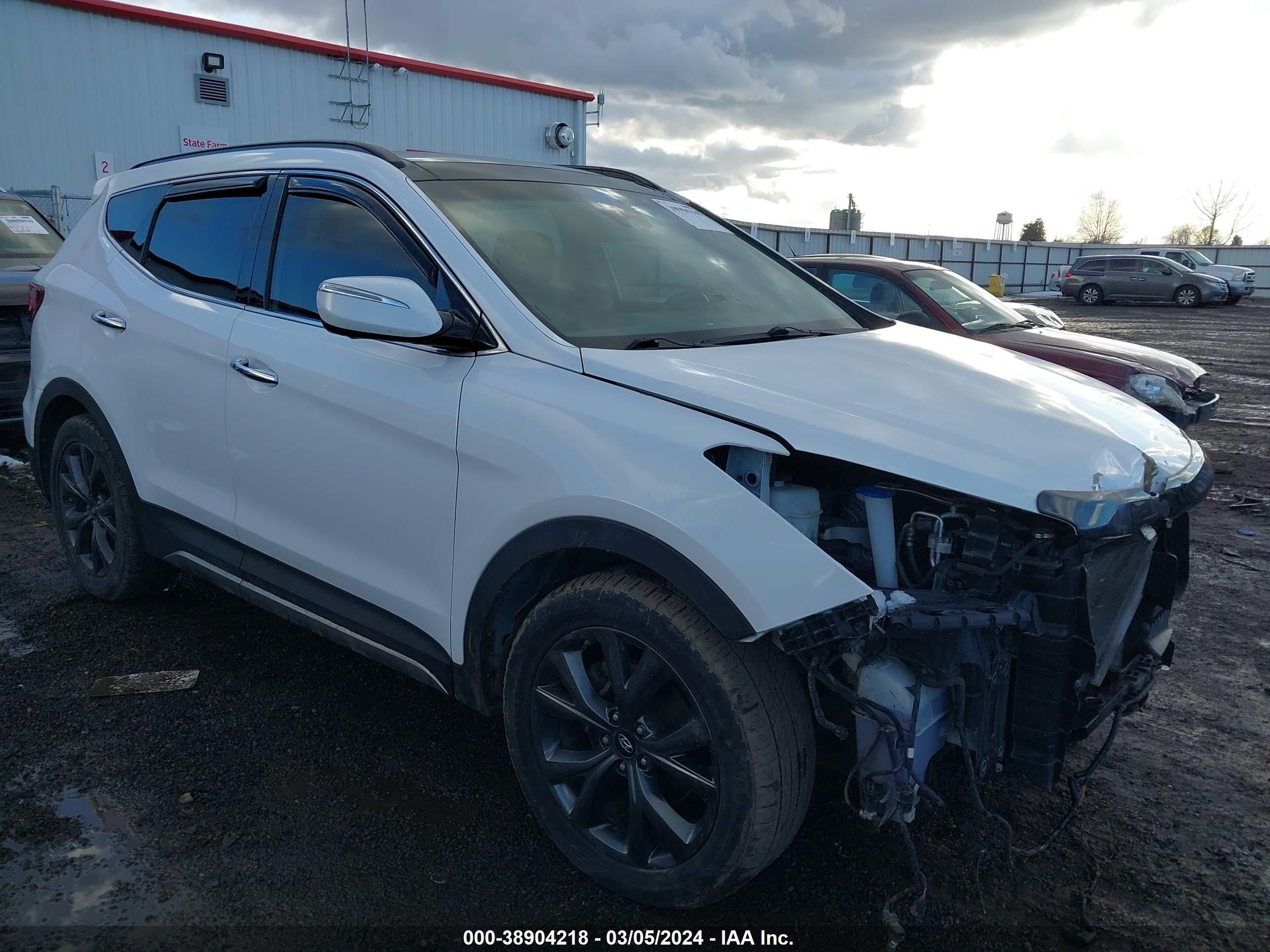 hyundai santa fe 2018 5xyzwdla4jg549570