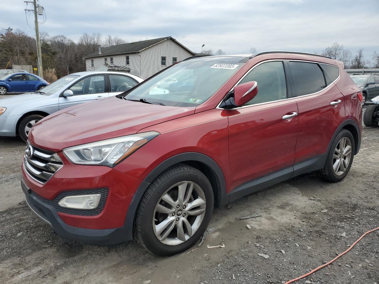 hyundai santa fe 2014 5xyzwdla8eg223342