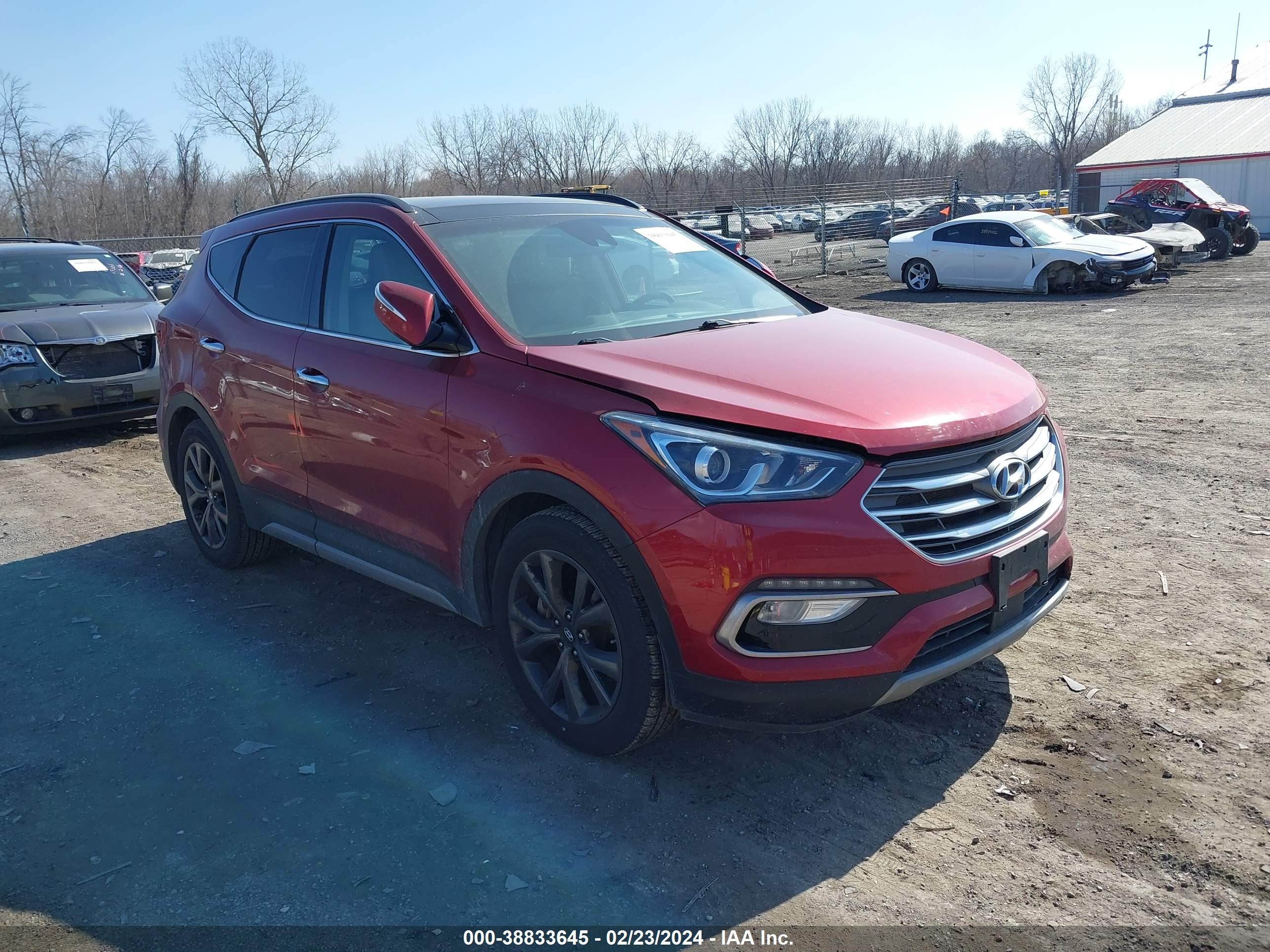 hyundai santa fe 2017 5xyzwdlaxhg472620