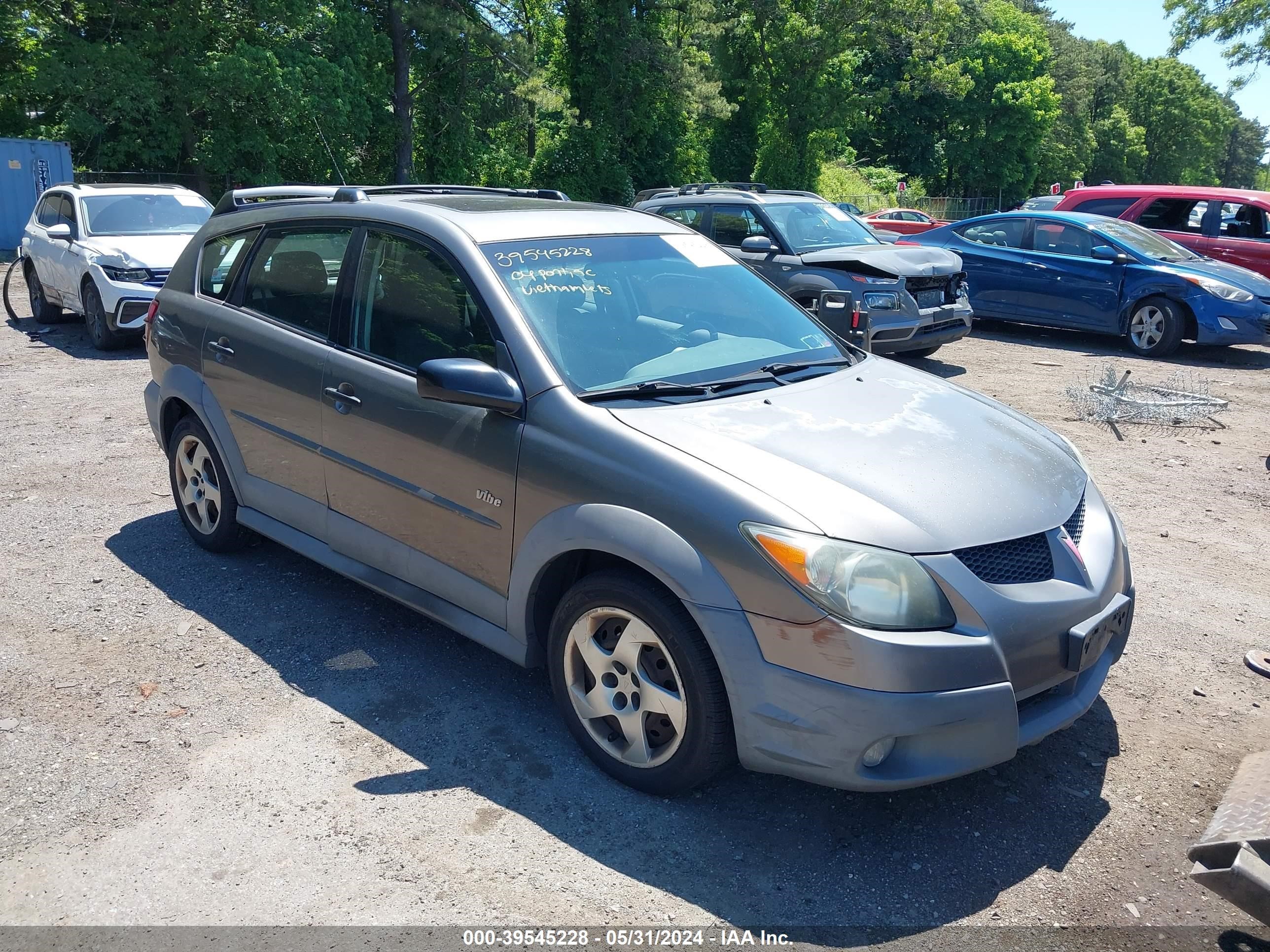 pontiac vibe 2004 5y2sl62834z431164