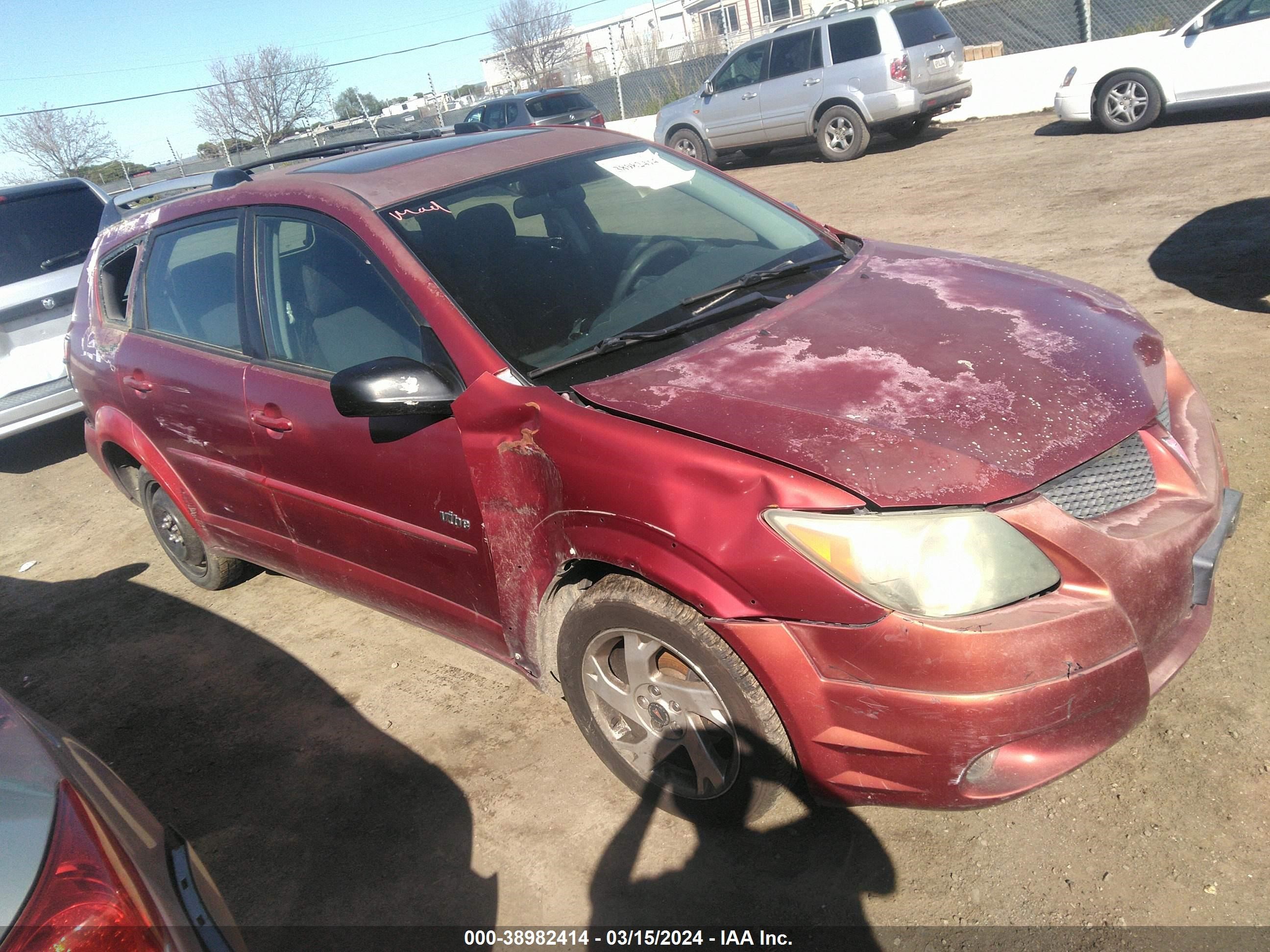 pontiac vibe 2004 5y2sl62854z423891