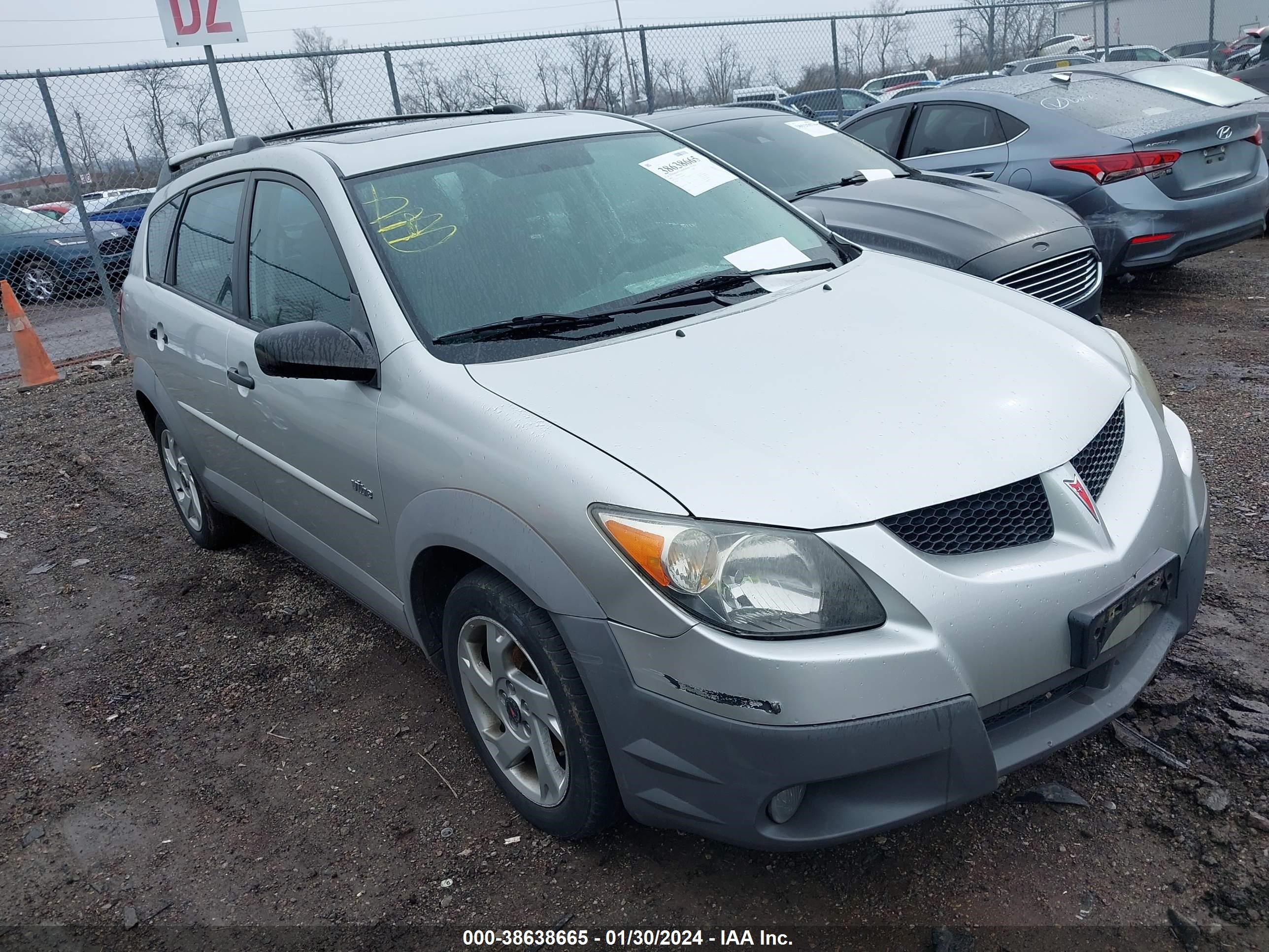 pontiac vibe 2003 5y2sl62873z440464