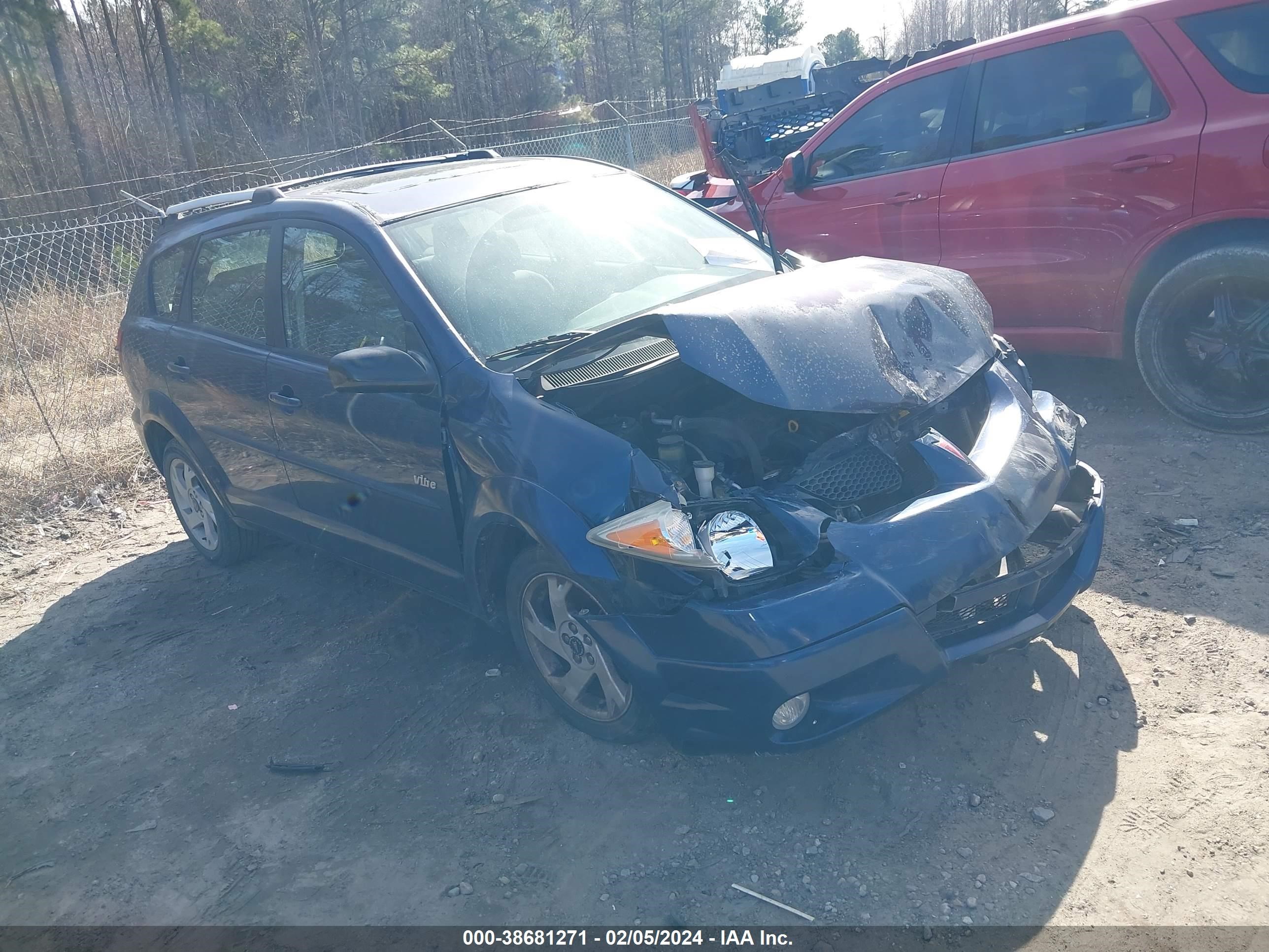 pontiac vibe 2003 5y2sl62873z466949