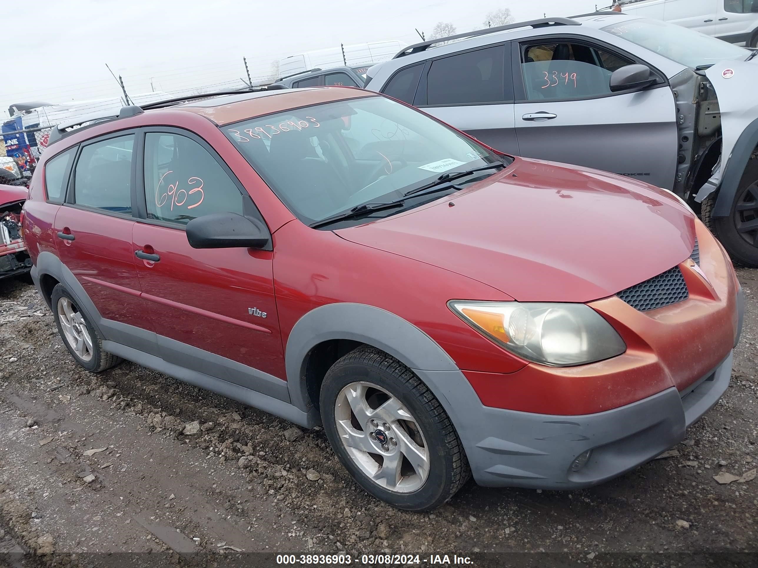 pontiac vibe 2004 5y2sl62874z432902