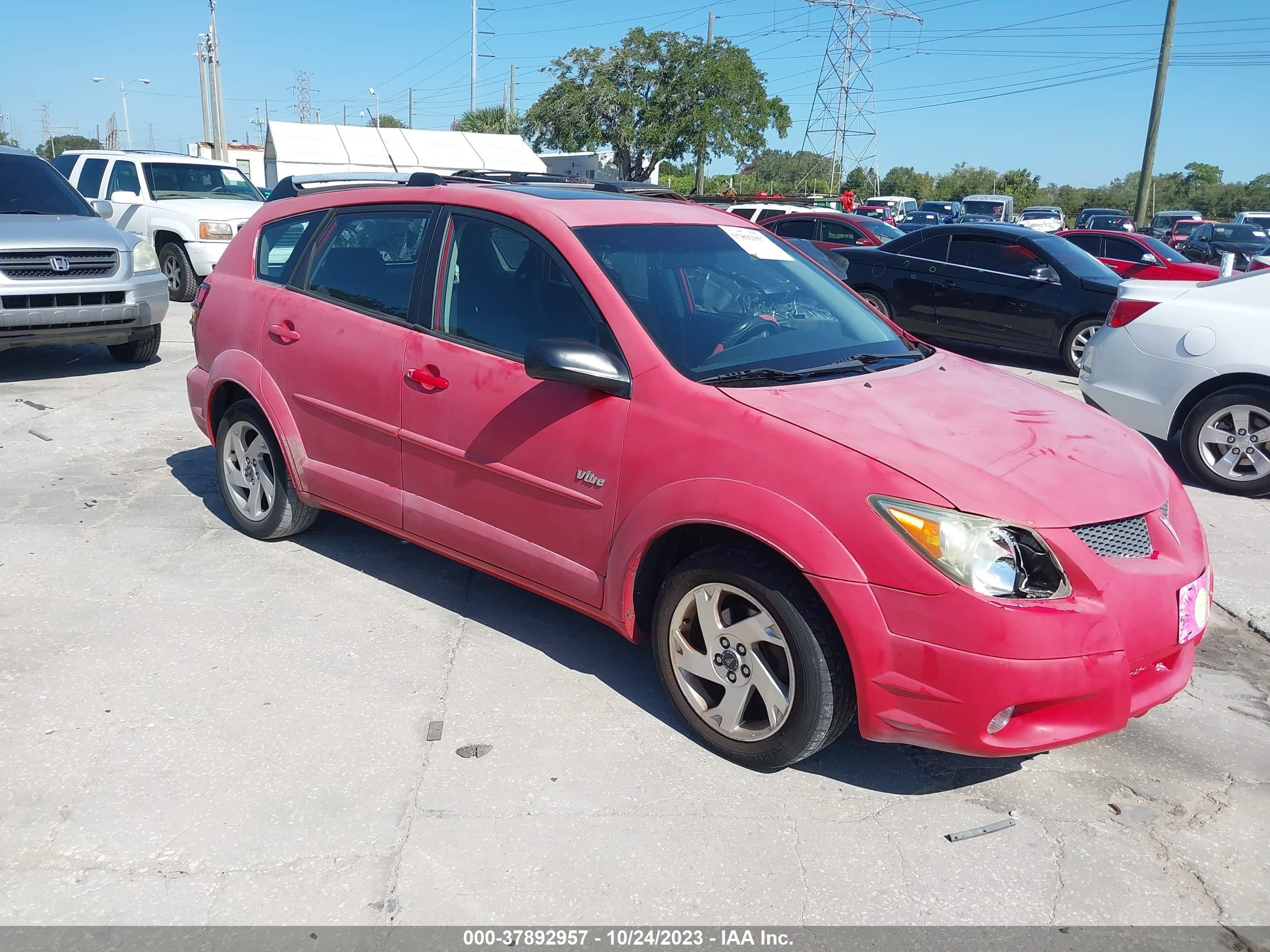 pontiac vibe 2003 5y2sl62893z418238