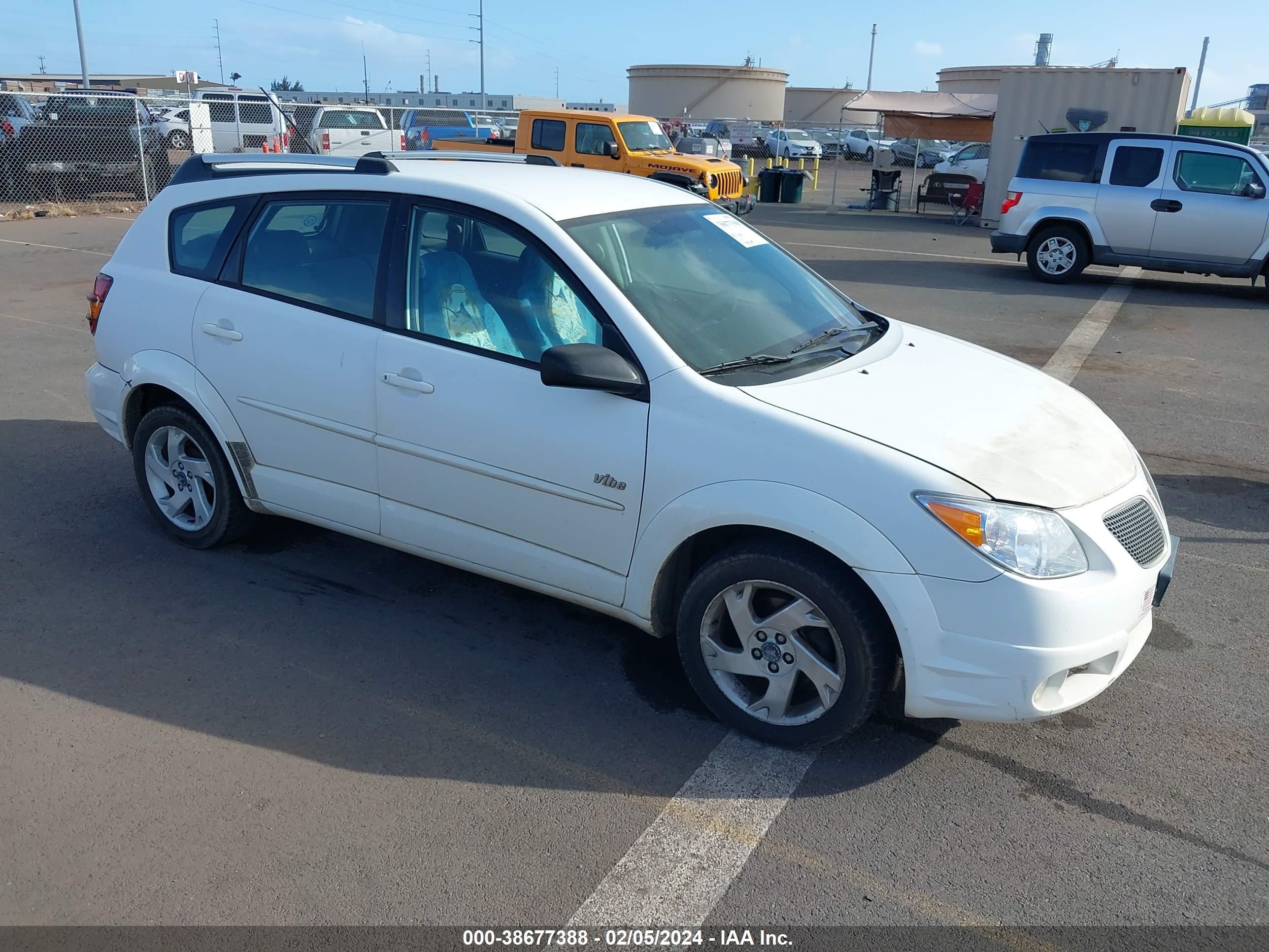 pontiac vibe 2005 5y2sl63805z443854