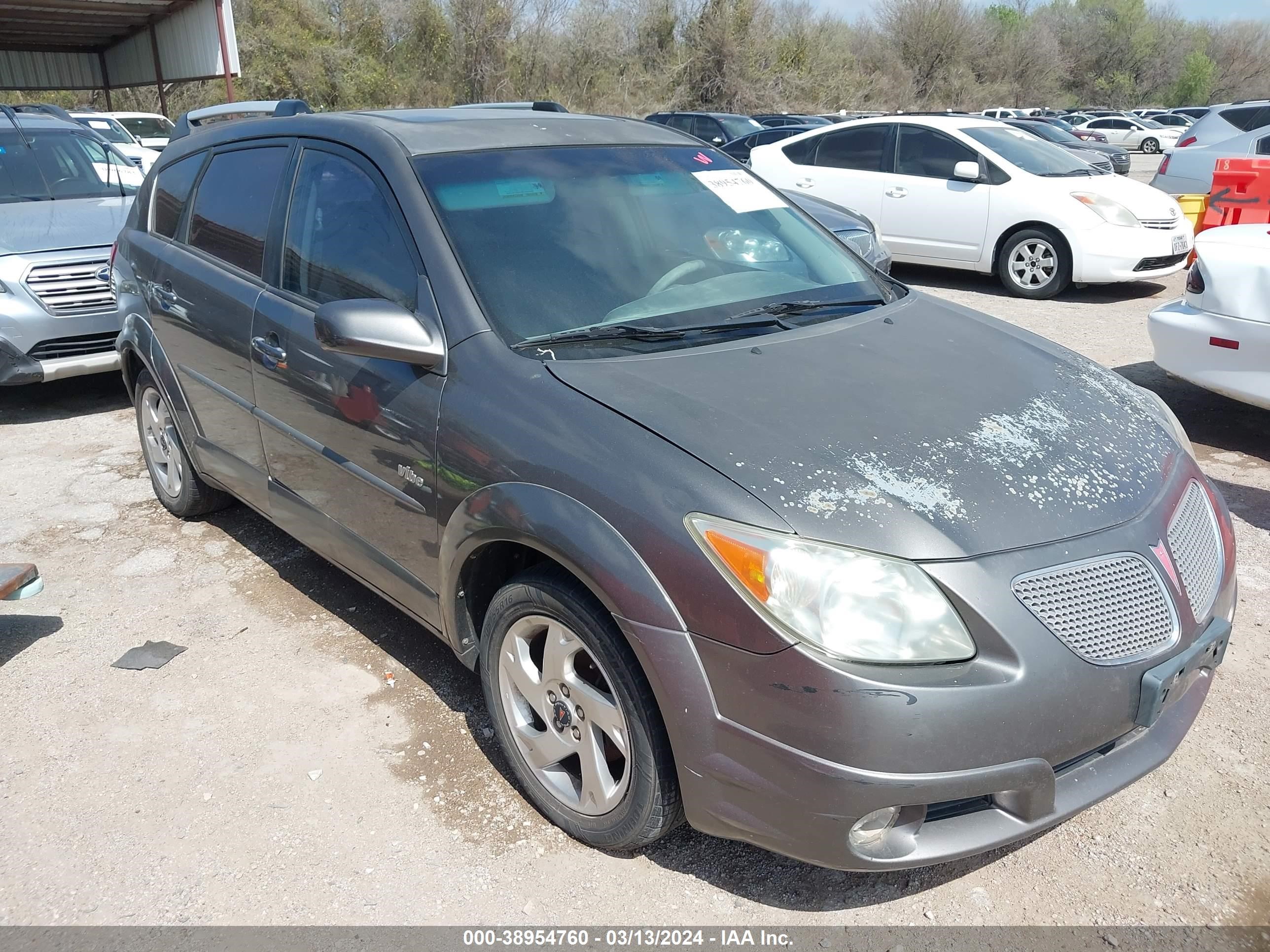 pontiac vibe 2005 5y2sl63815z403850