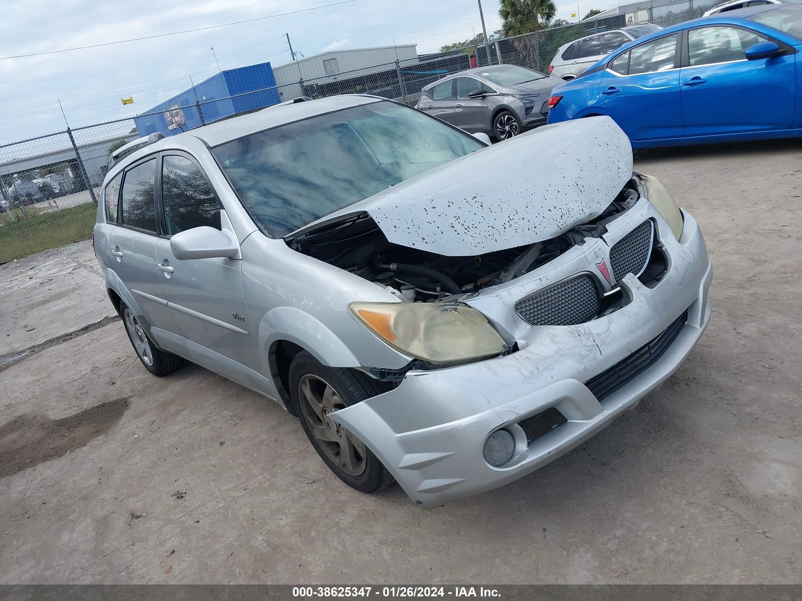 pontiac vibe 2005 5y2sl63855z432591