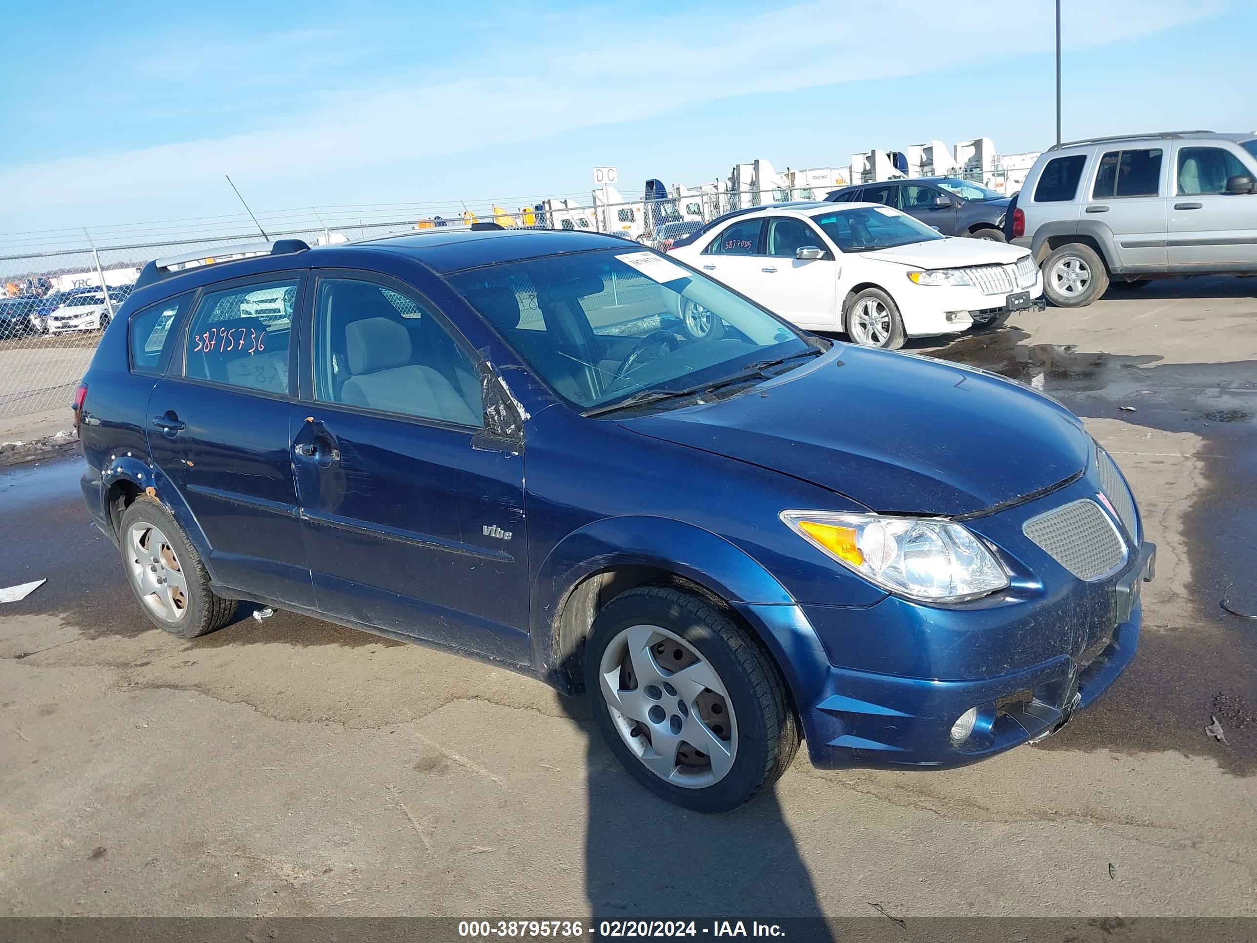 pontiac vibe 2005 5y2sl63855z479992