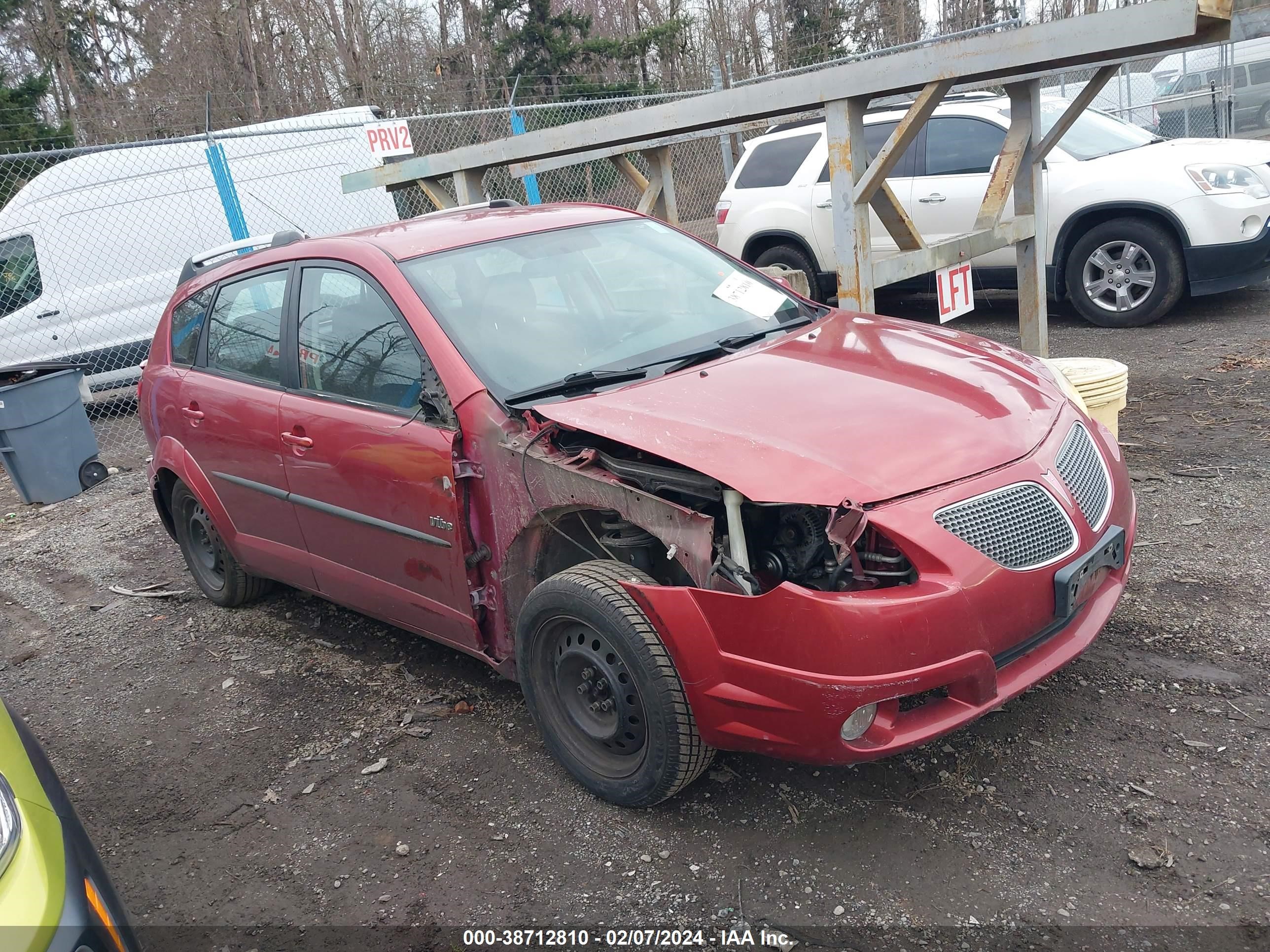 pontiac vibe 2005 5y2sl63885z426591