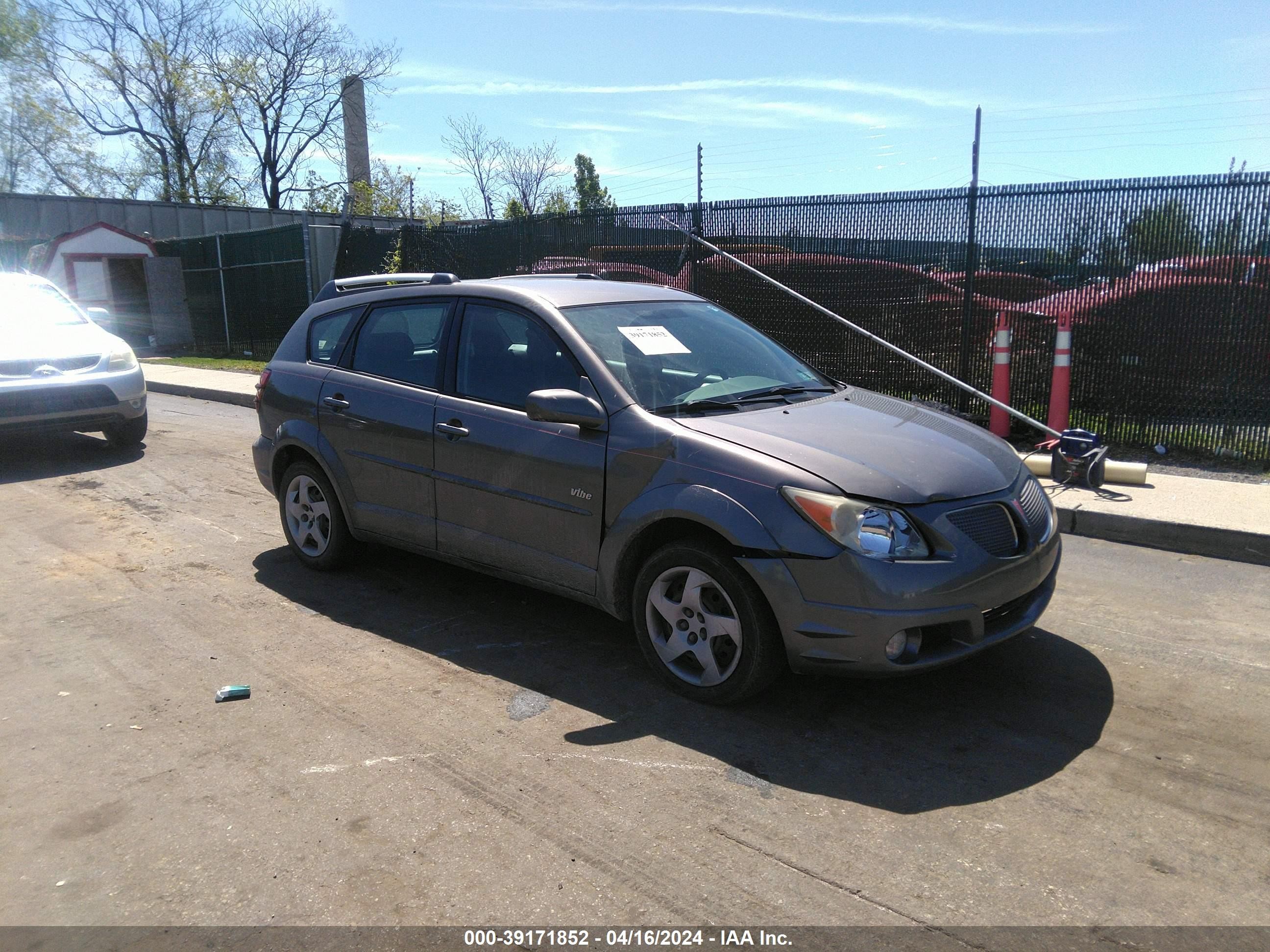 pontiac vibe 2005 5y2sl63895z406849