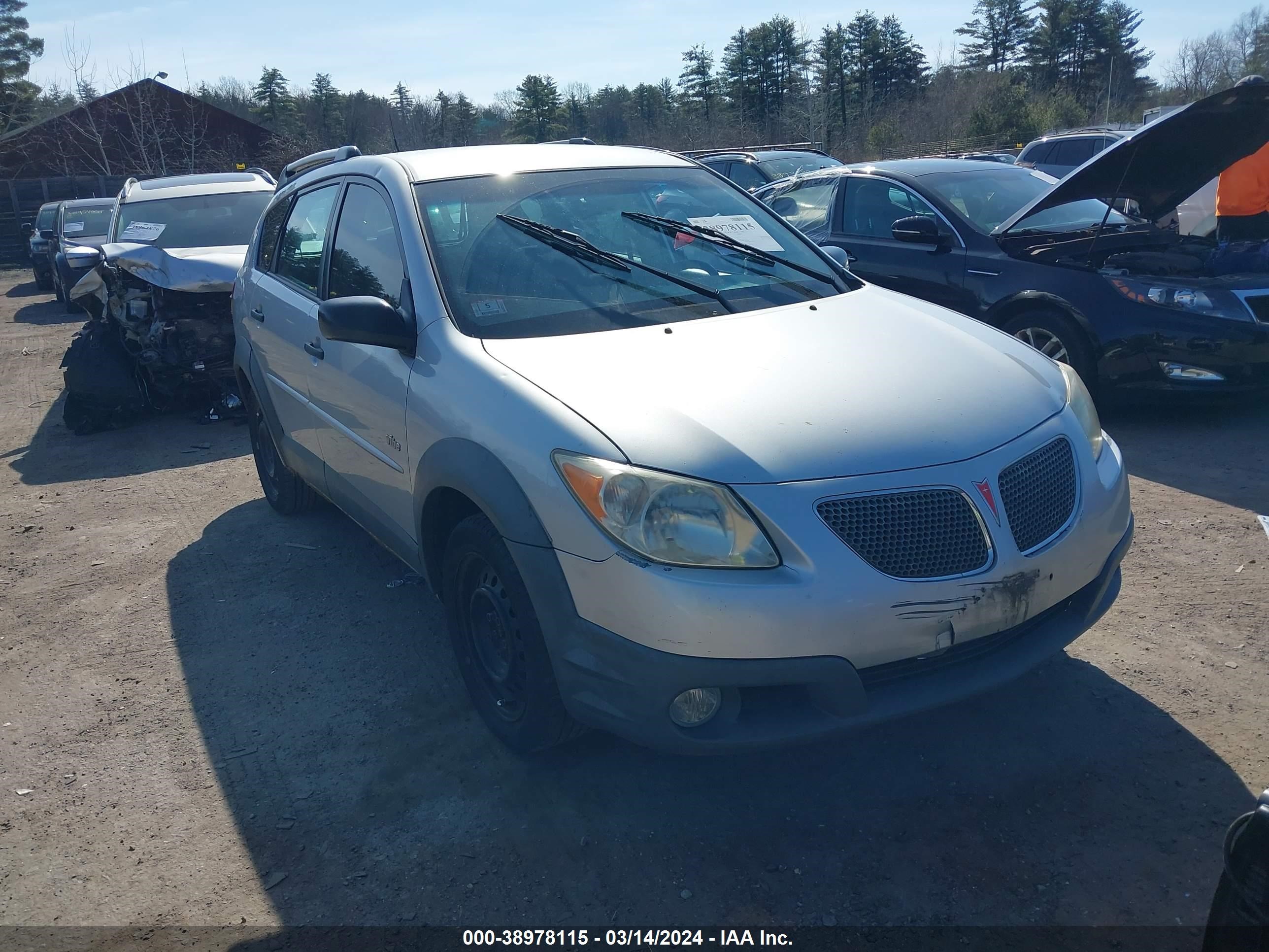 pontiac vibe 2005 5y2sl638x5z452366