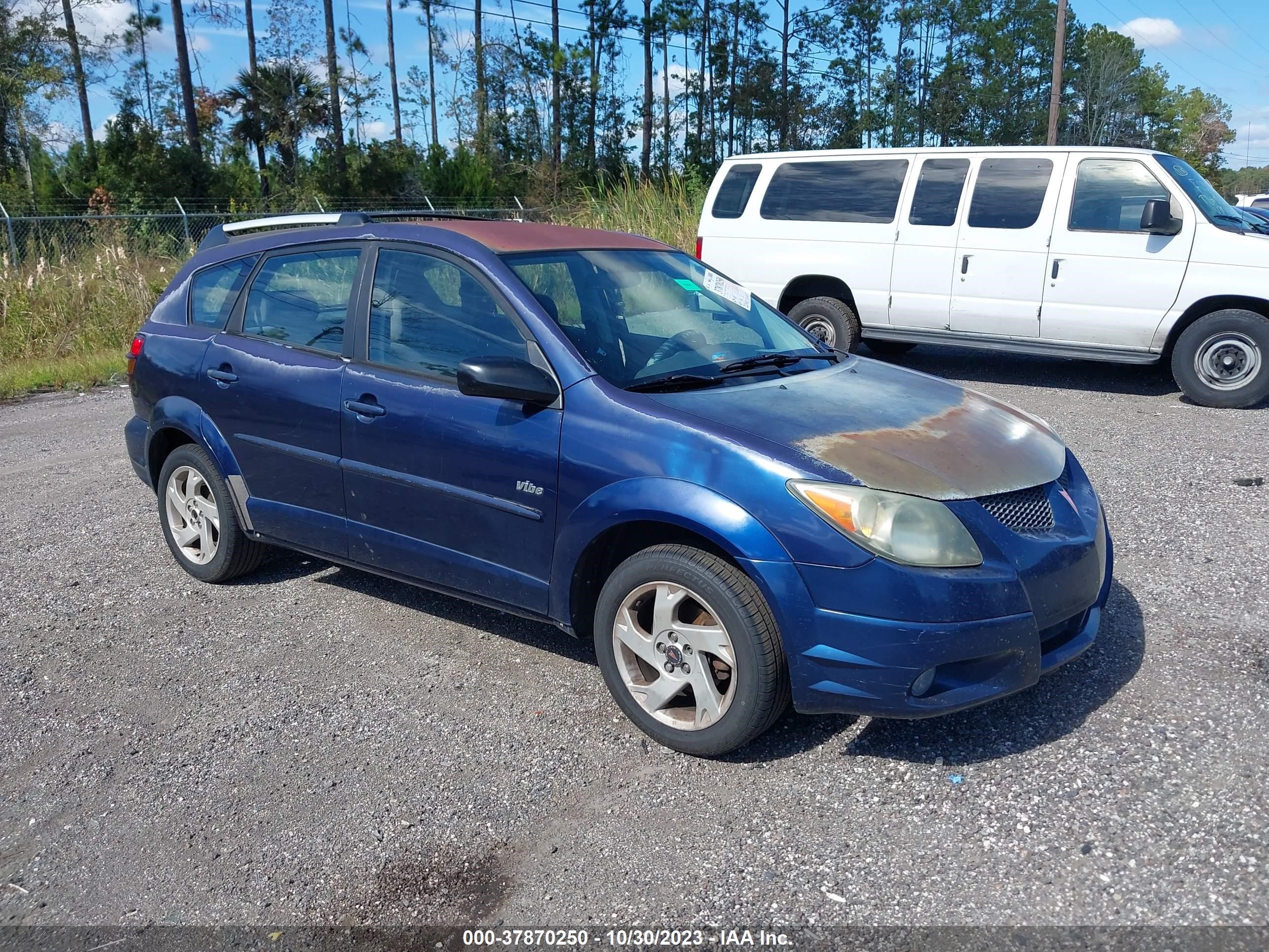 pontiac vibe 2003 5y2sl648x3z445834